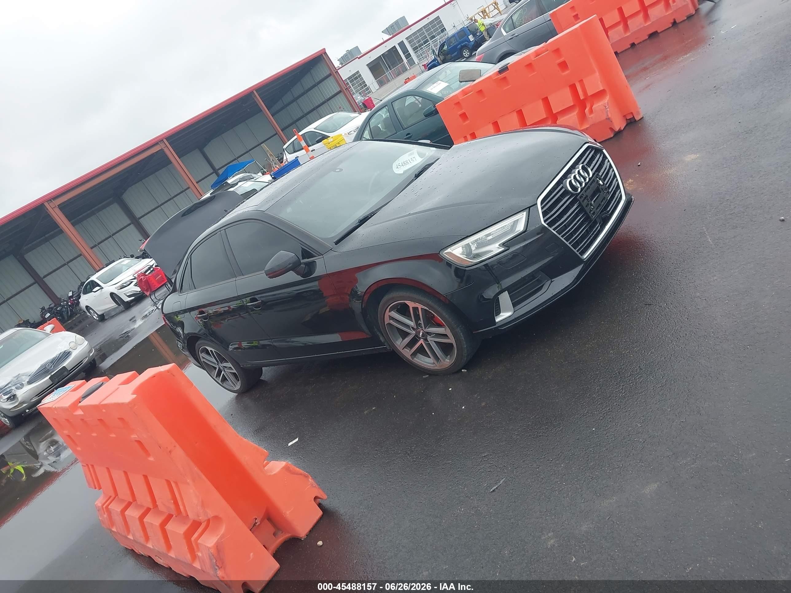 2017 Audi A3 Premium, VIN WAUB8GFFXH1007806 — Rear end
