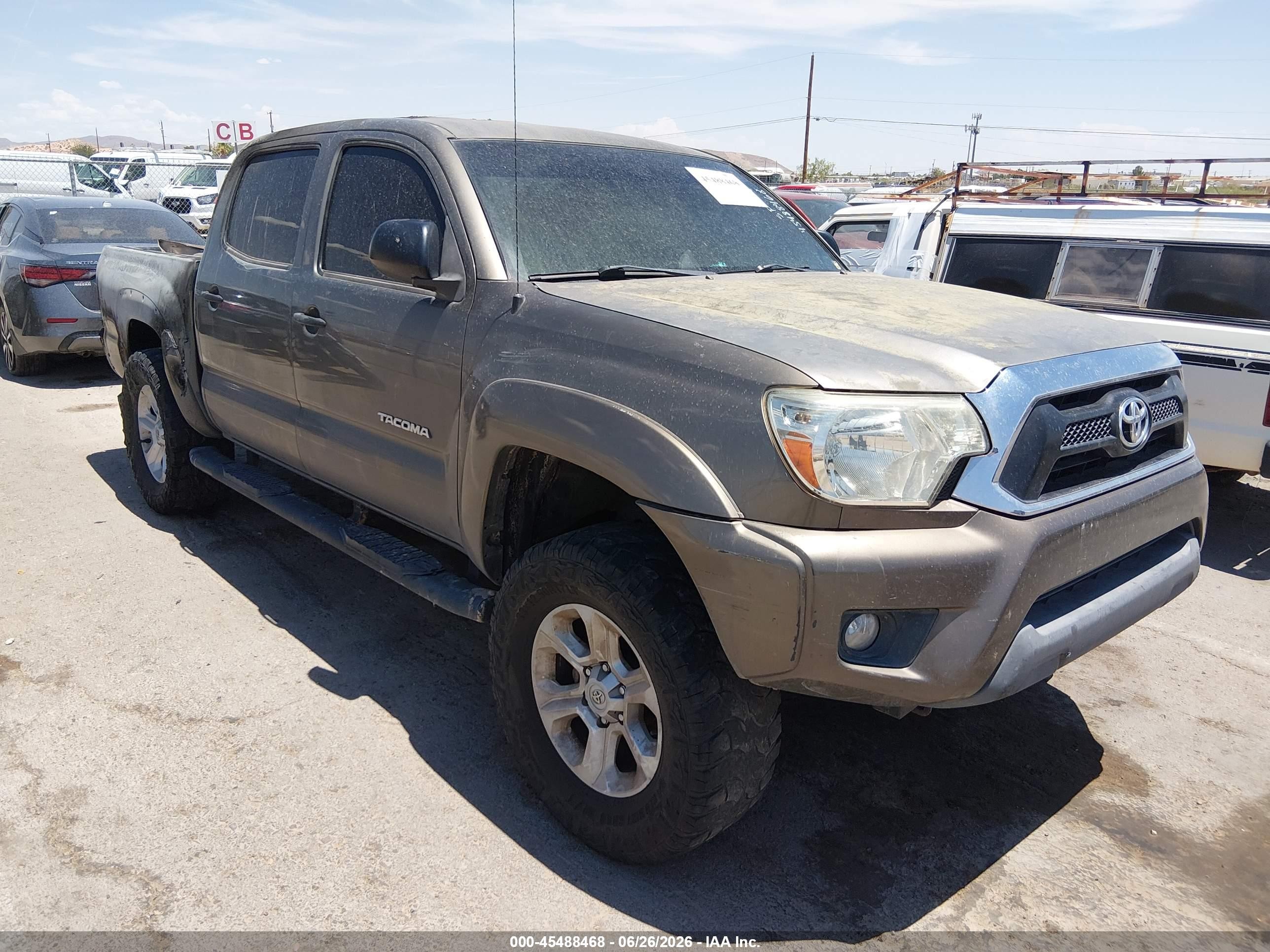 2012 Toyota Tacoma PreRunner, VIN 3TMJU4GN9CM128529 — Burn