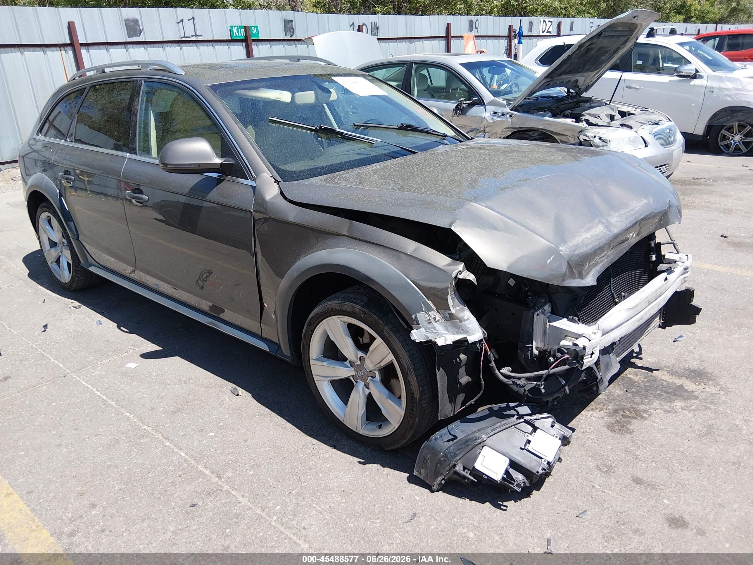 2015 Audi allroad A4 Premium, VIN WA1TFAFL0FA002797 — Front end