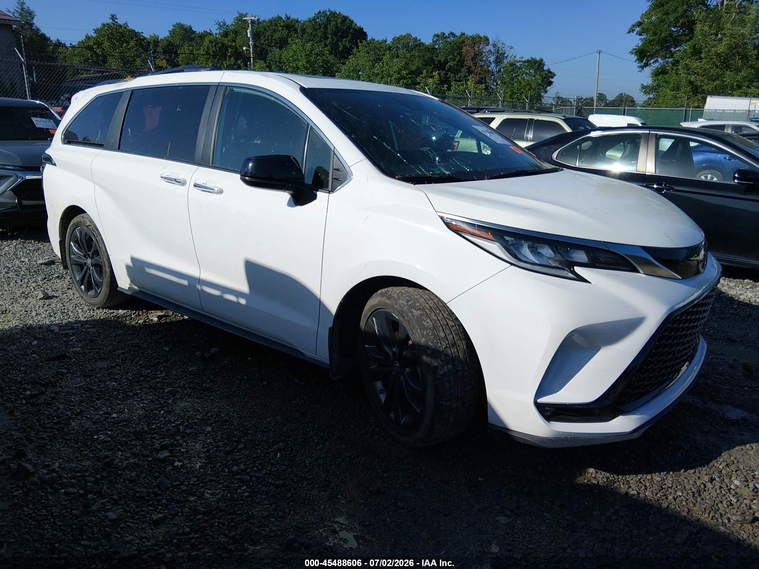 2023 Toyota Sienna XSE, VIN 5TDDRKEC0PS166743 — Крыша