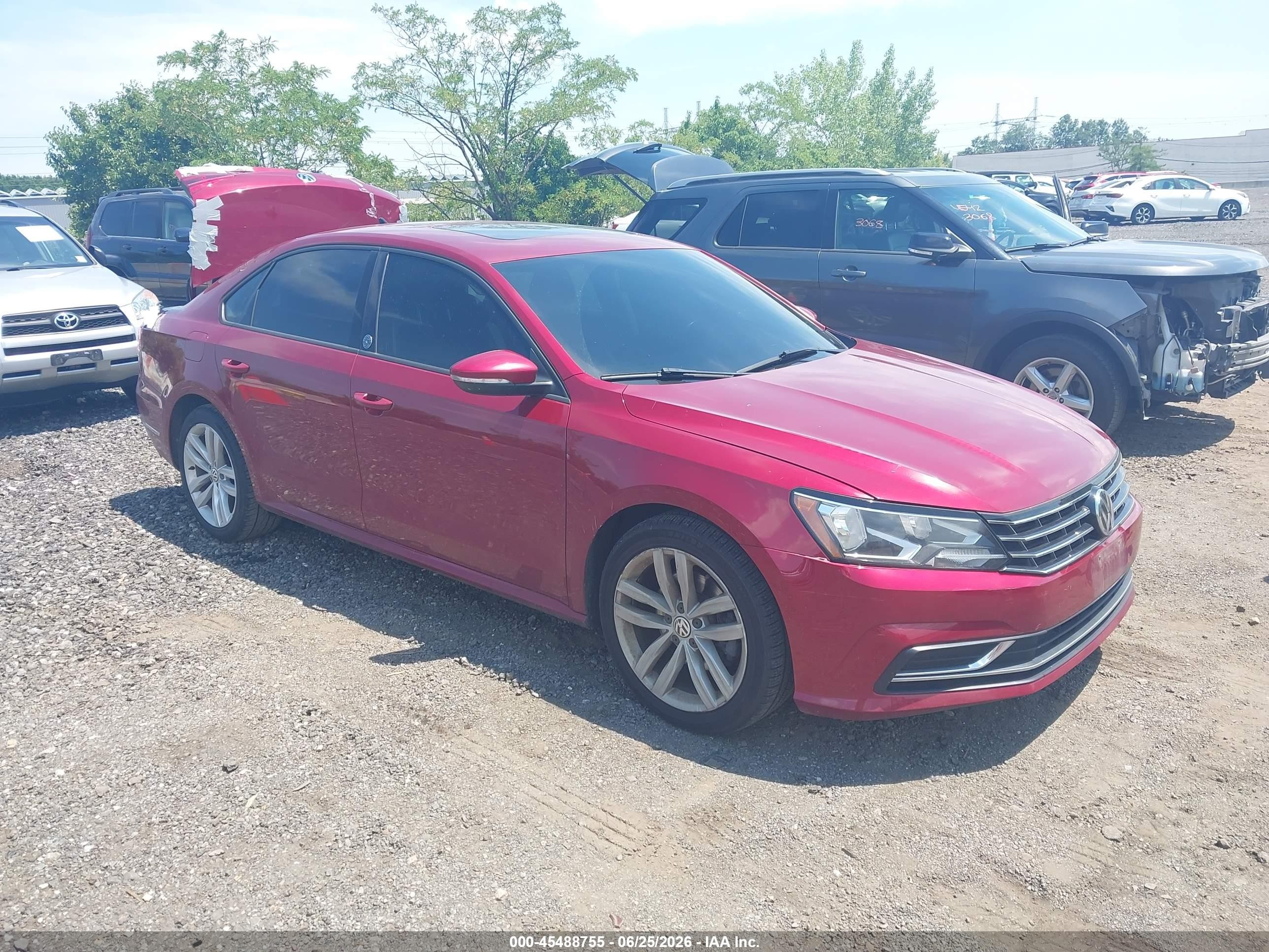 2019 Volkswagen Passat Wolfsburg Edition, VIN 1VWLA7A33KC010693 — Rear end