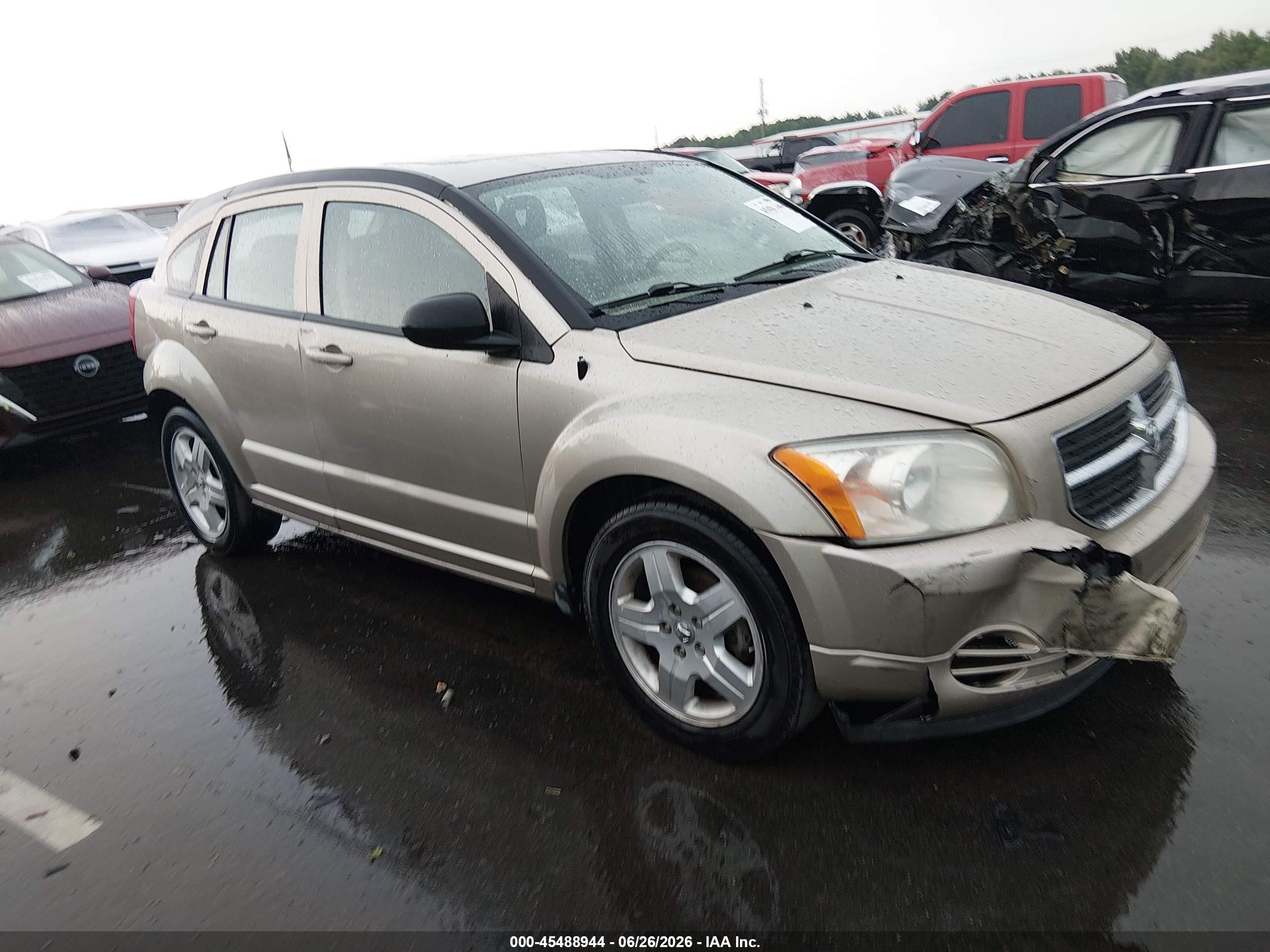 2009 Dodge Caliber SXT, VIN 1B3HB48A39D148796 — Бок