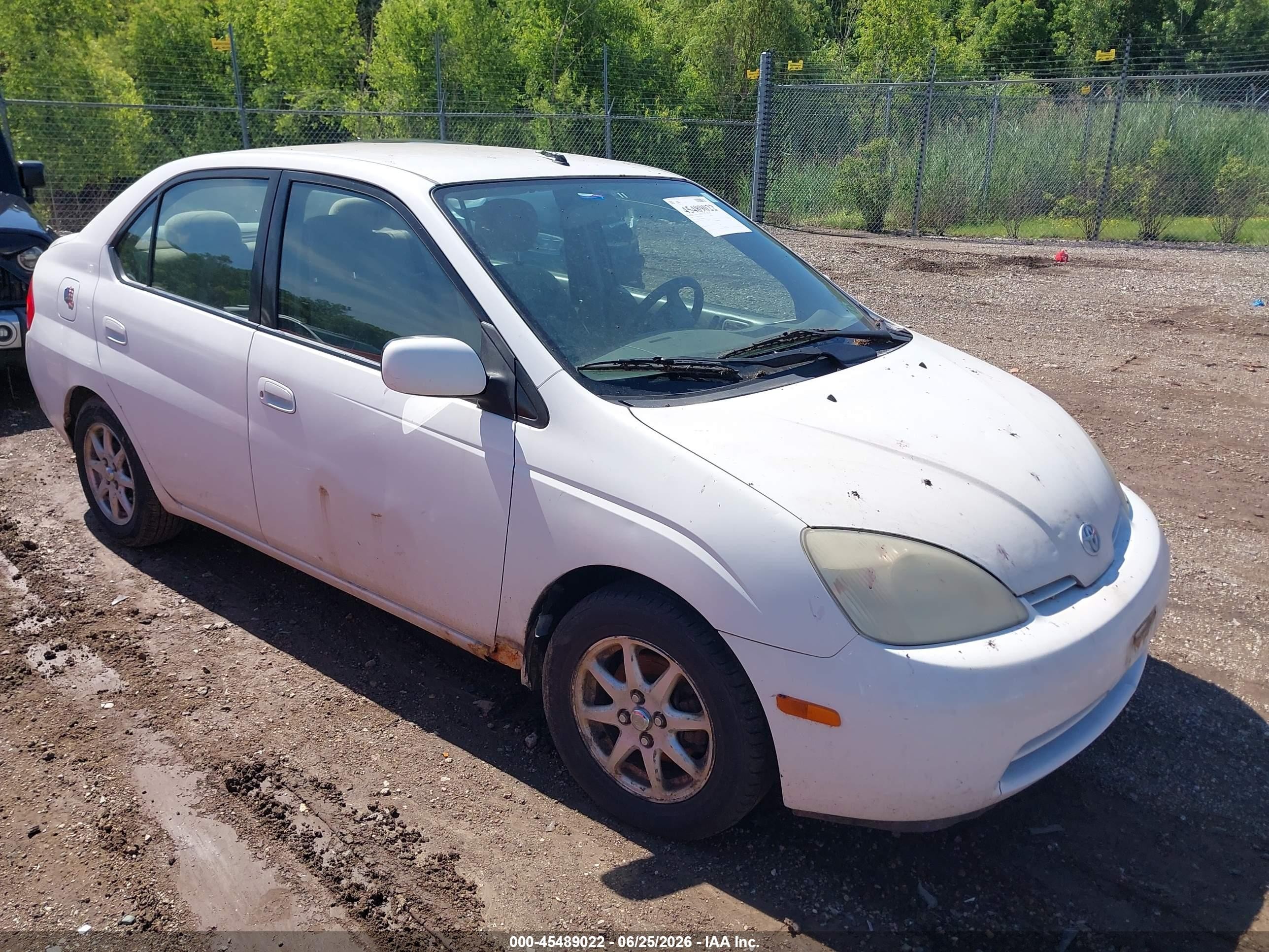 2002 Toyota Prius, VIN JT2BK18U220067548 — Rear end