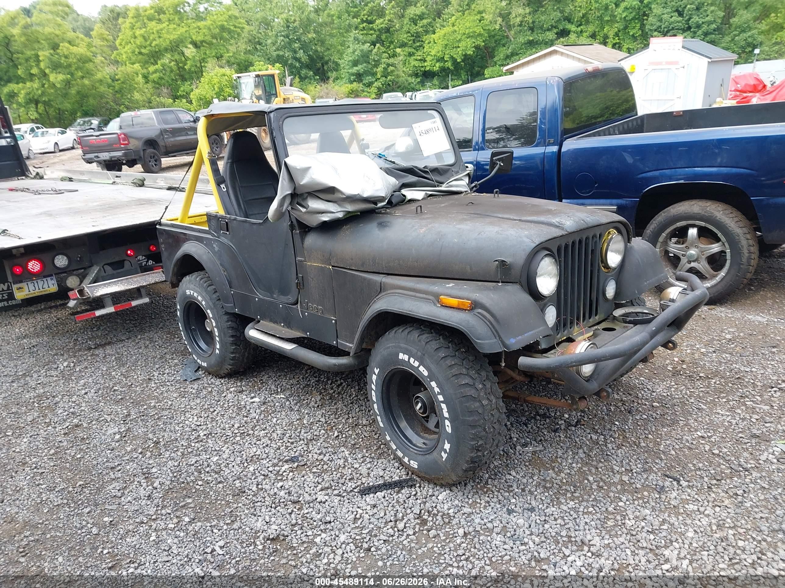 1982 Jeep CJ5, VIN 1JCBN85AXCT012152 — Normal wear