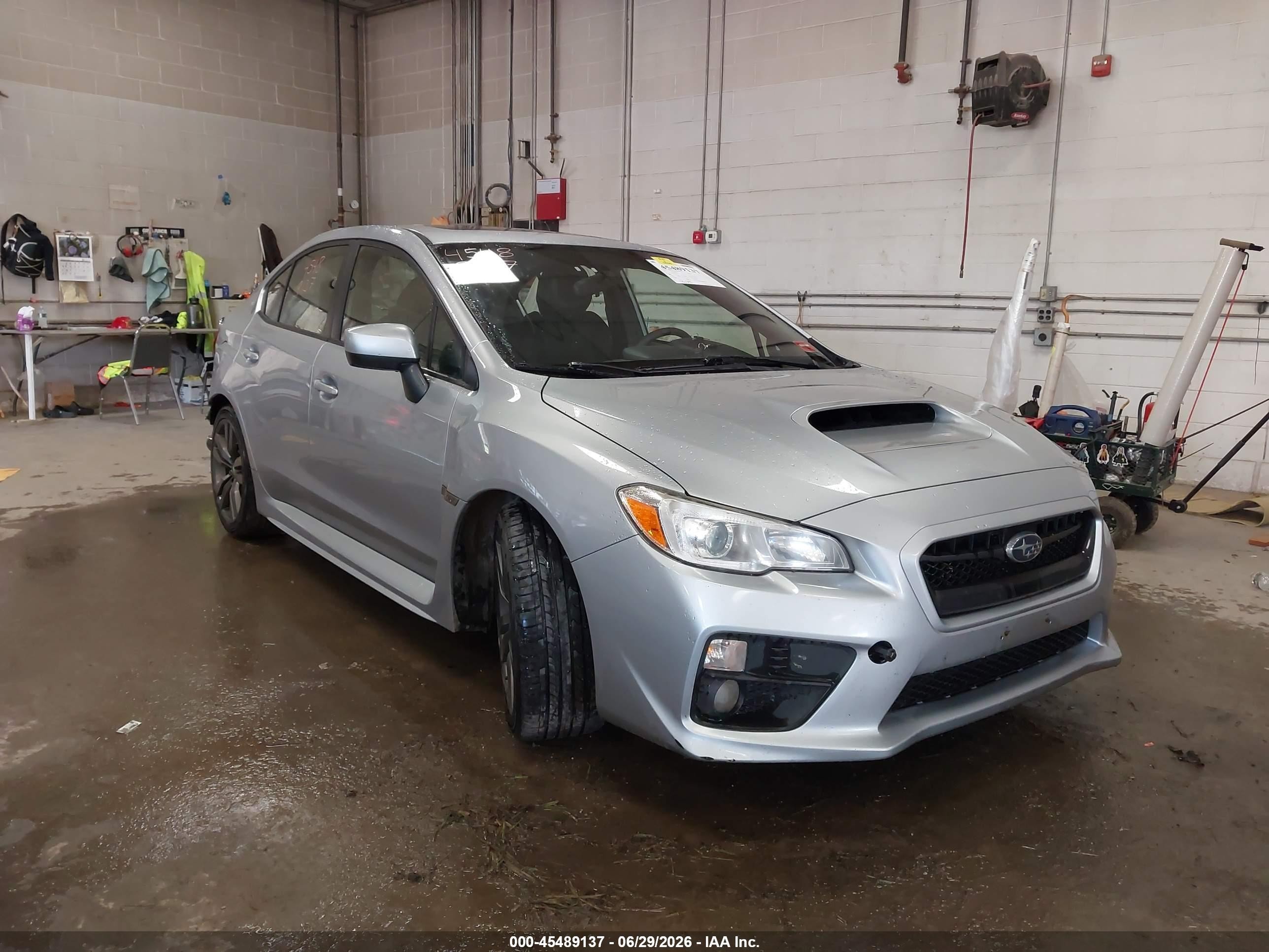 2016 Subaru WRX Premium, VIN JF1VA1E65G9805879 — Rear end