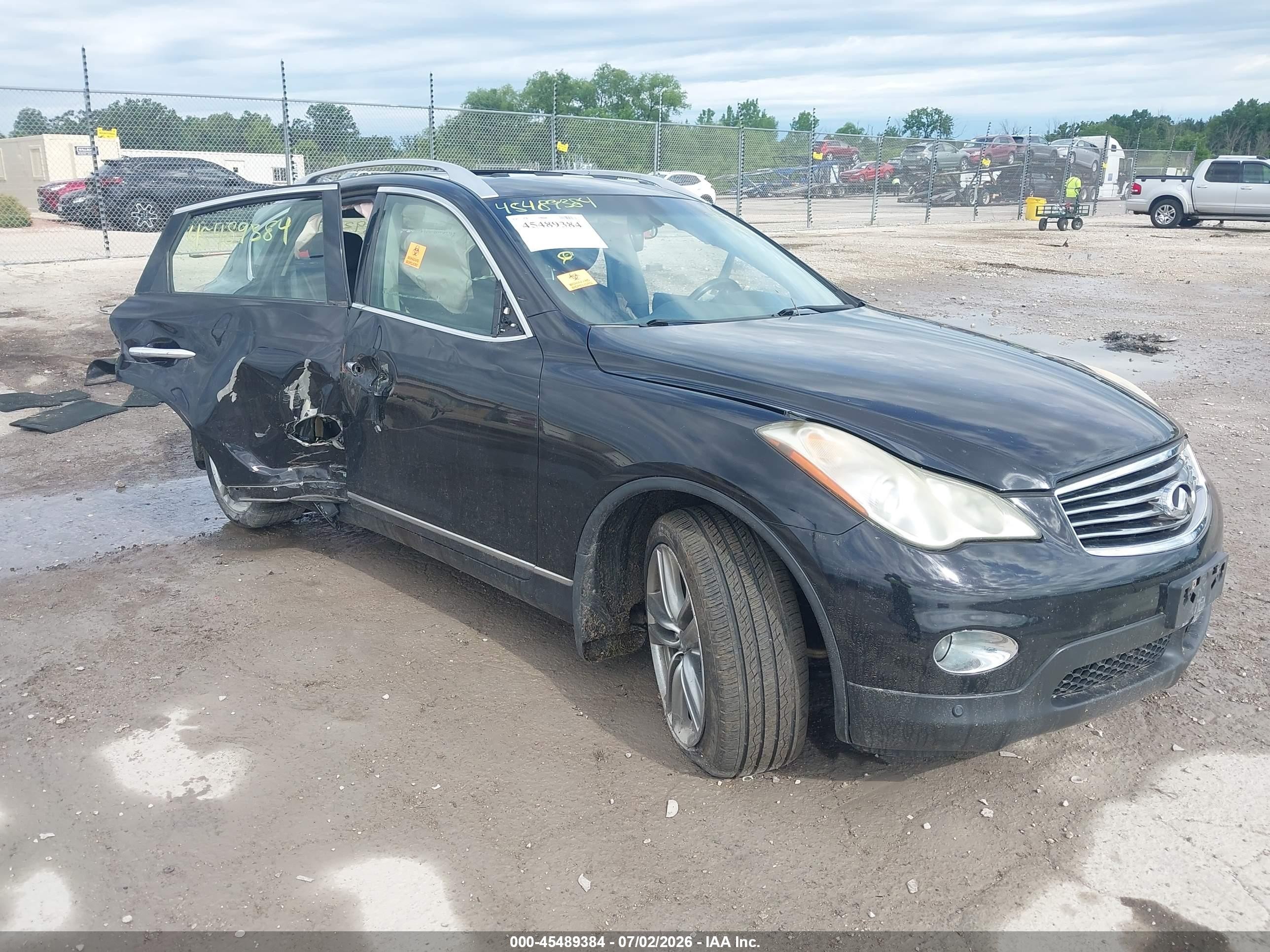 2012 Infiniti EX Journey, VIN JN1AJ0HRXCM453420 — All over