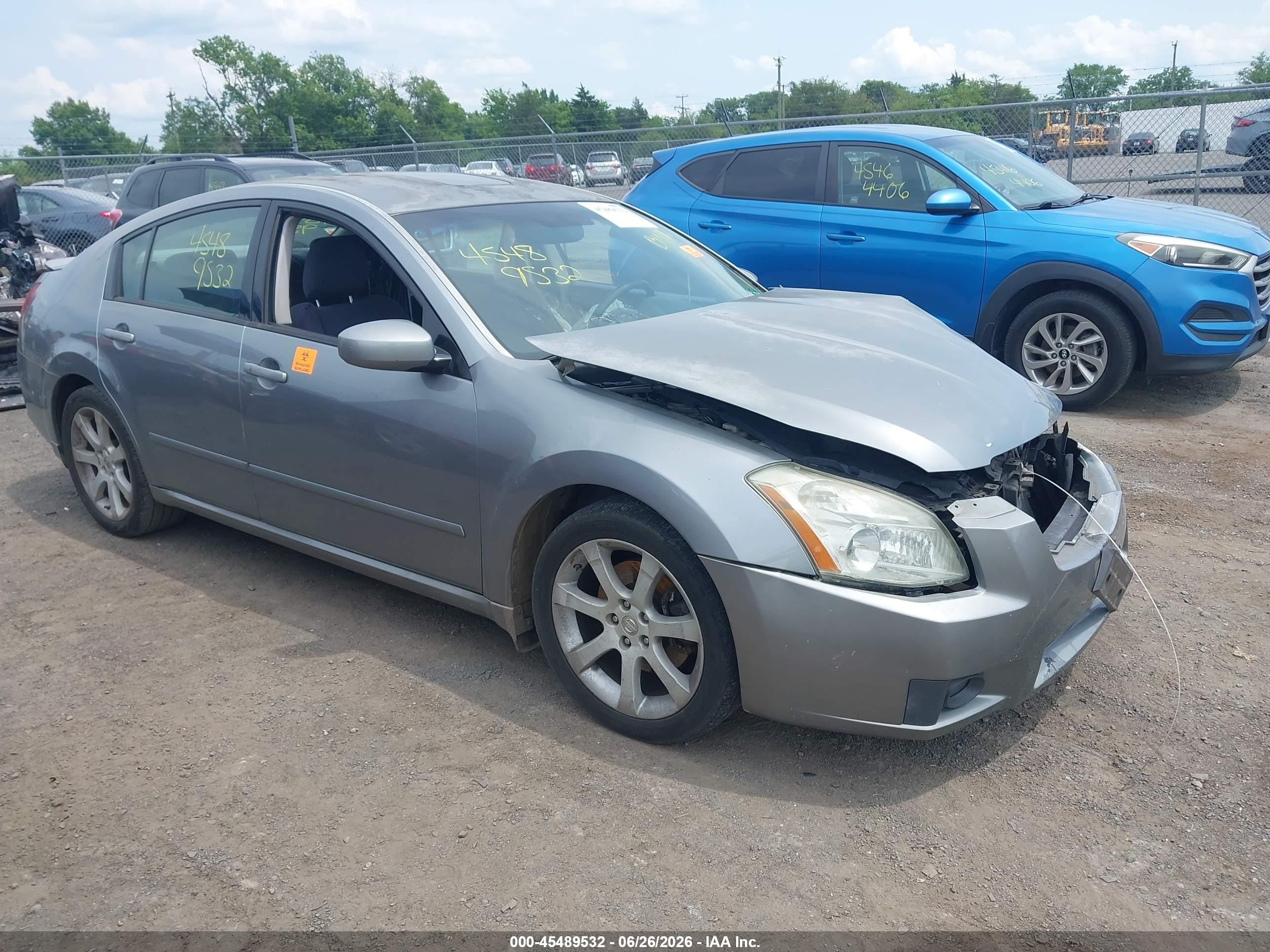 2007 Nissan Maxima SE, VIN 1N4BA41E87C817870 — Перед