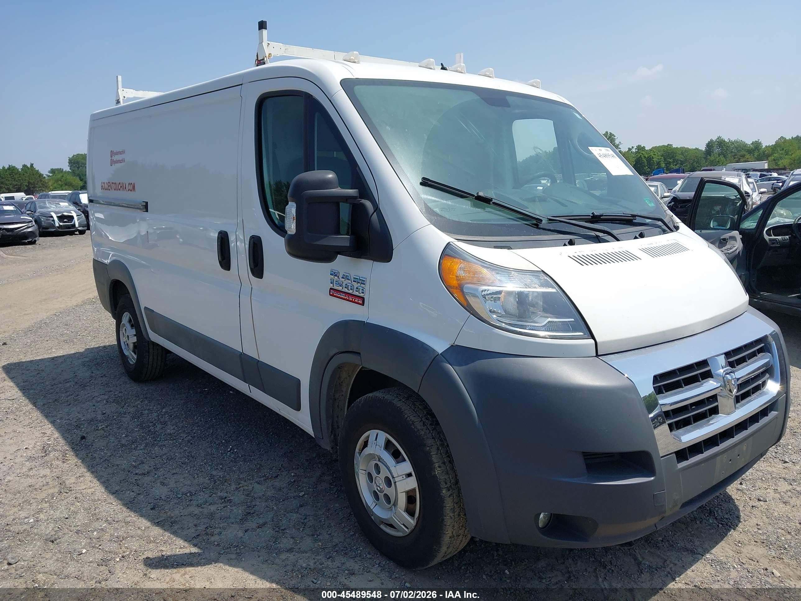 2018 Ram ProMaster Cargo, VIN 3C6TRVAG7JE118669 — Rear end