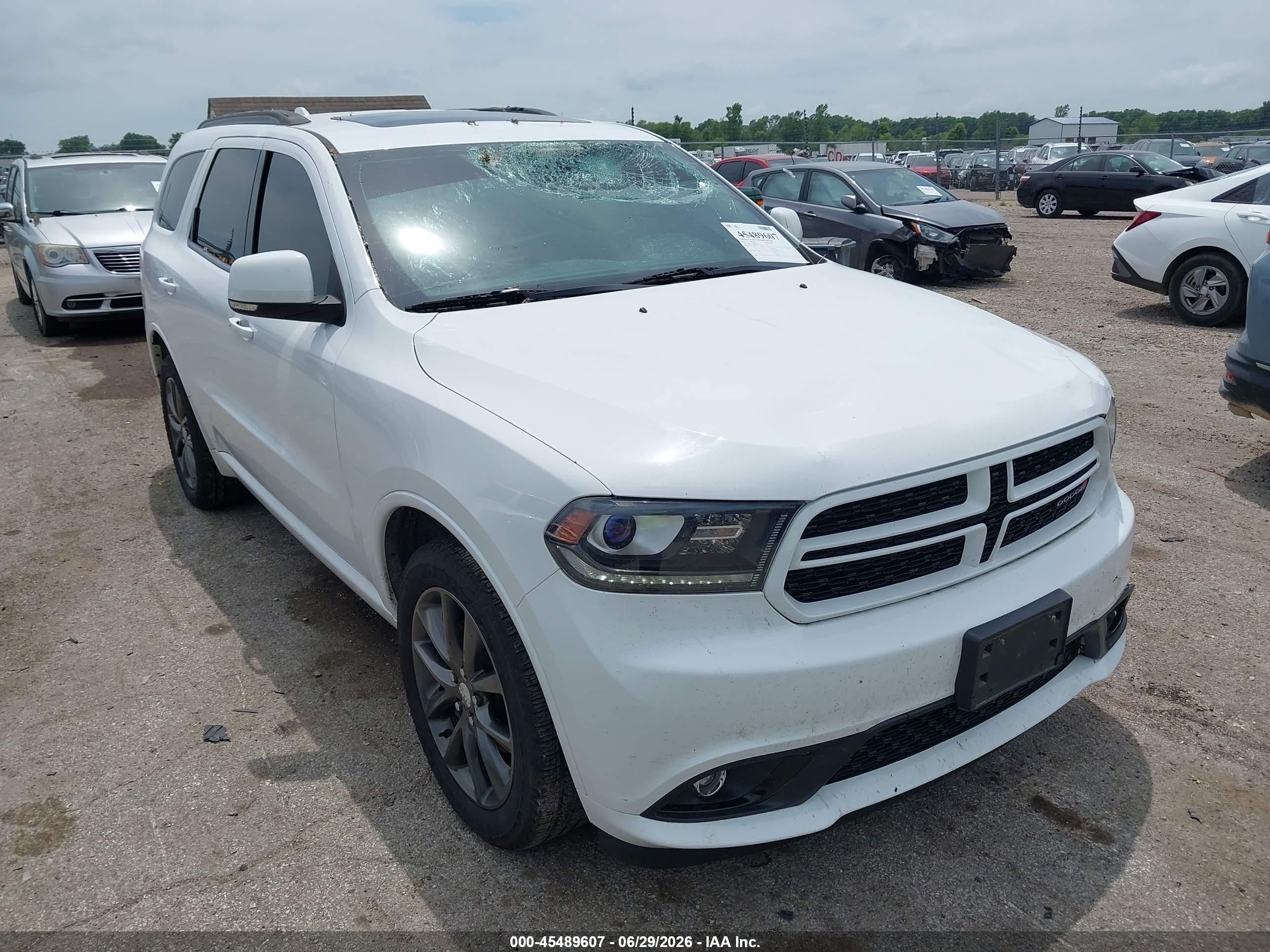 2018 Dodge Durango GT, VIN 1C4RDJDG7JC346233 — Стихия
