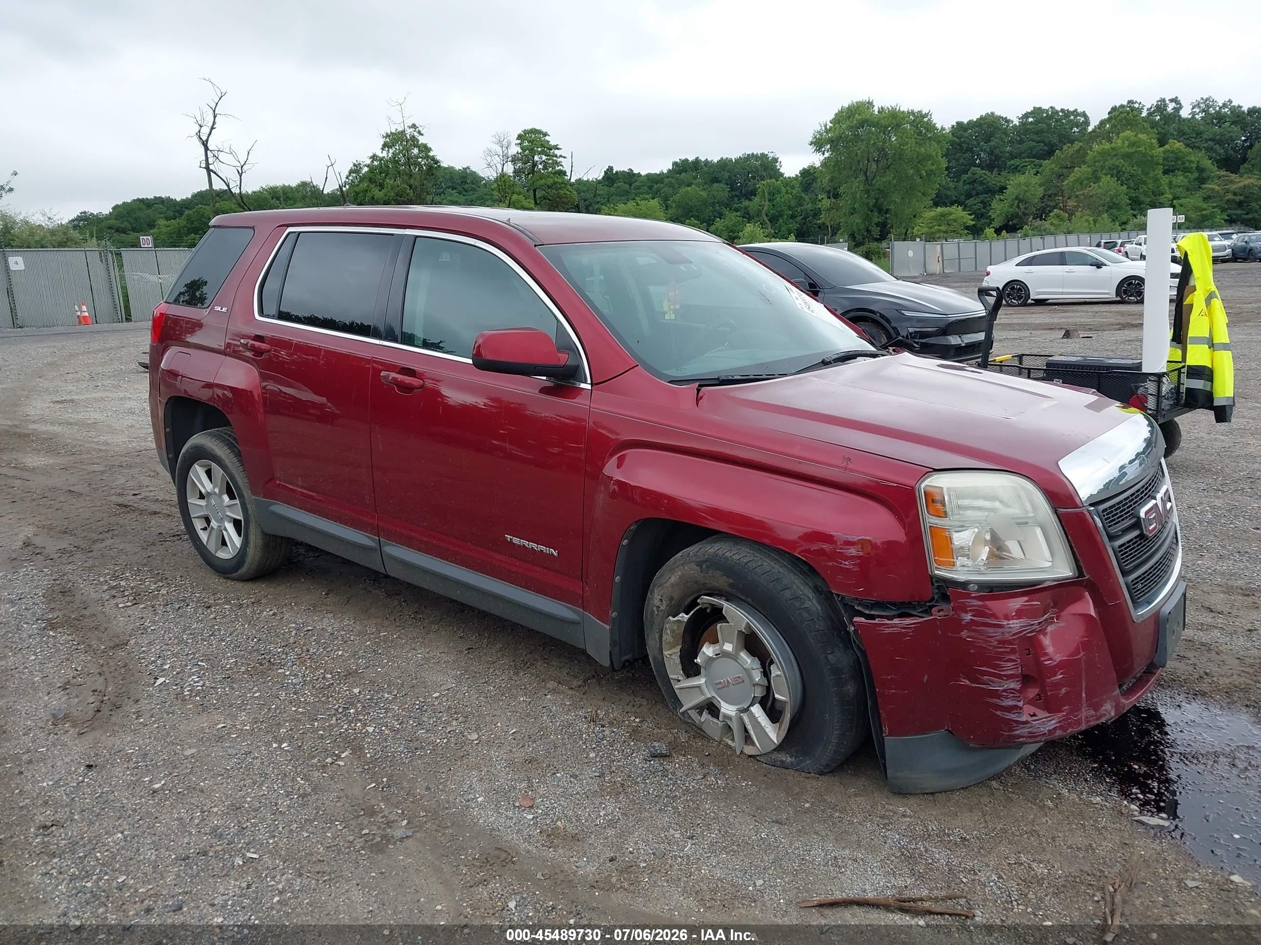 2010 GMC Terrain SLE-1, VIN 2CTALBEW8A6294121 — По всему кузову