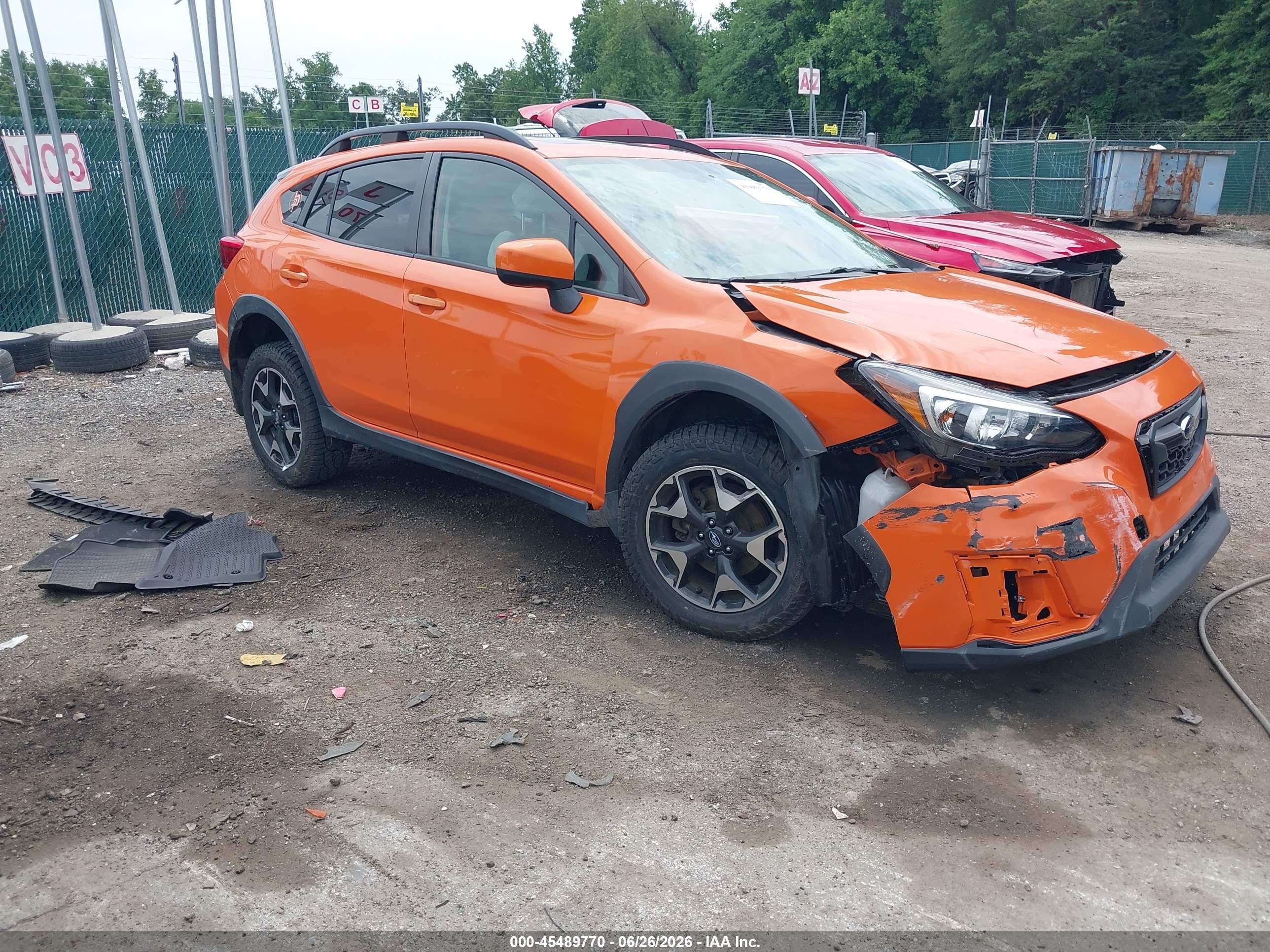 2019 Subaru Crosstrek Premium, VIN JF2GTAEC2KH313703 — Front end