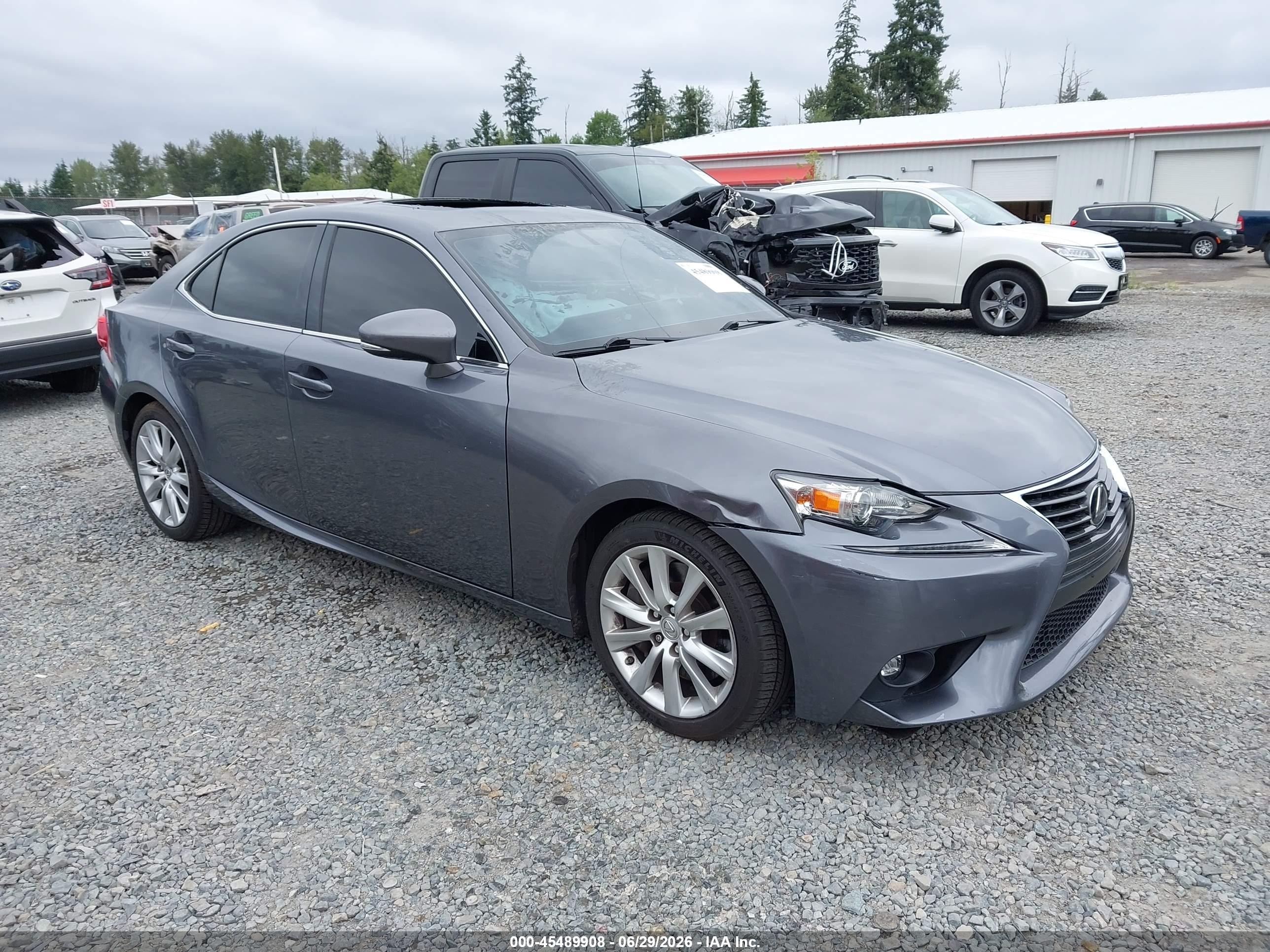 2016 Lexus IS 200t, VIN JTHBA1D21G5023497 — Roof