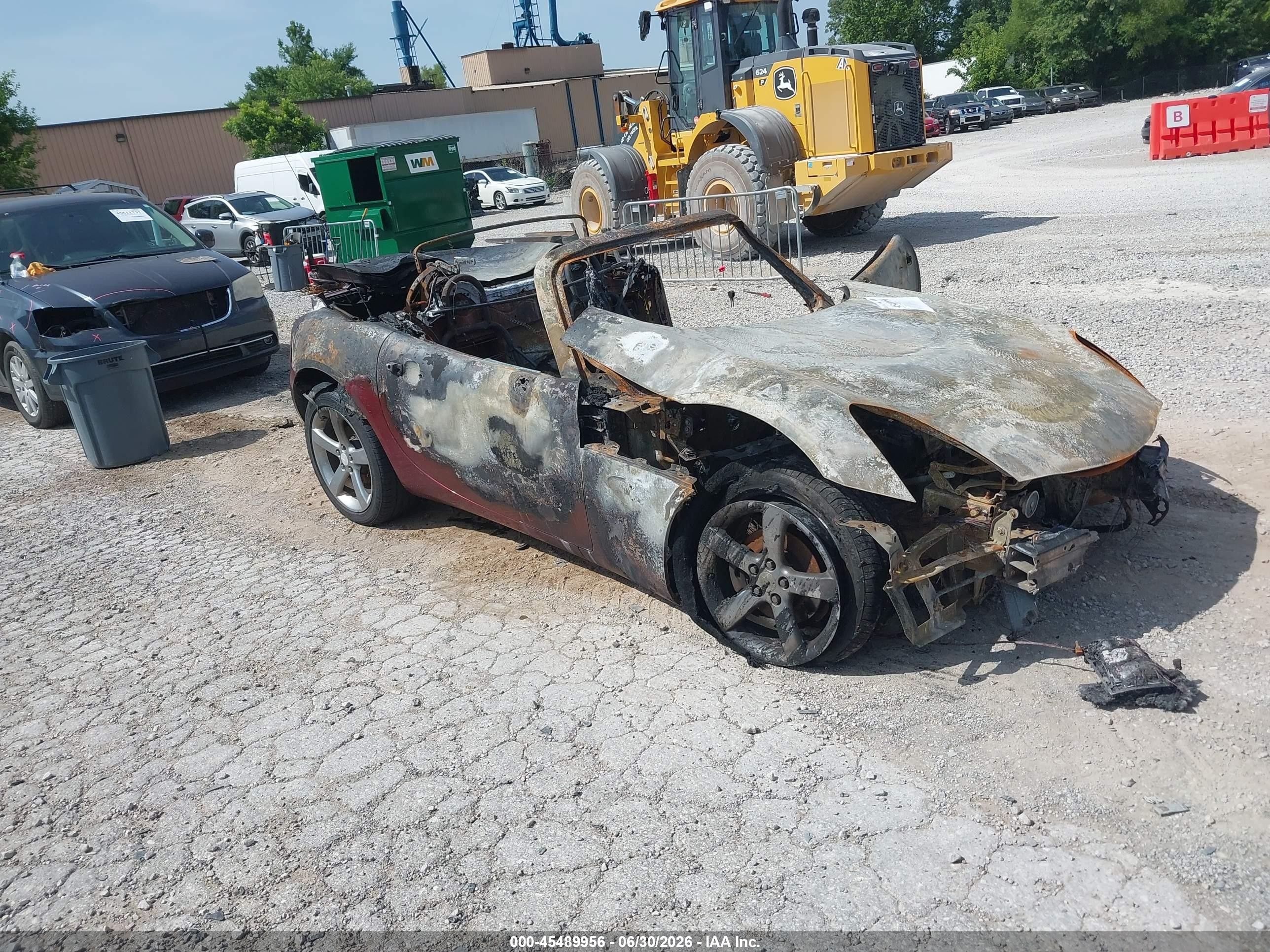 2009 Pontiac Solstice GXP, VIN 1G2MT35X59Y105622 — Burn