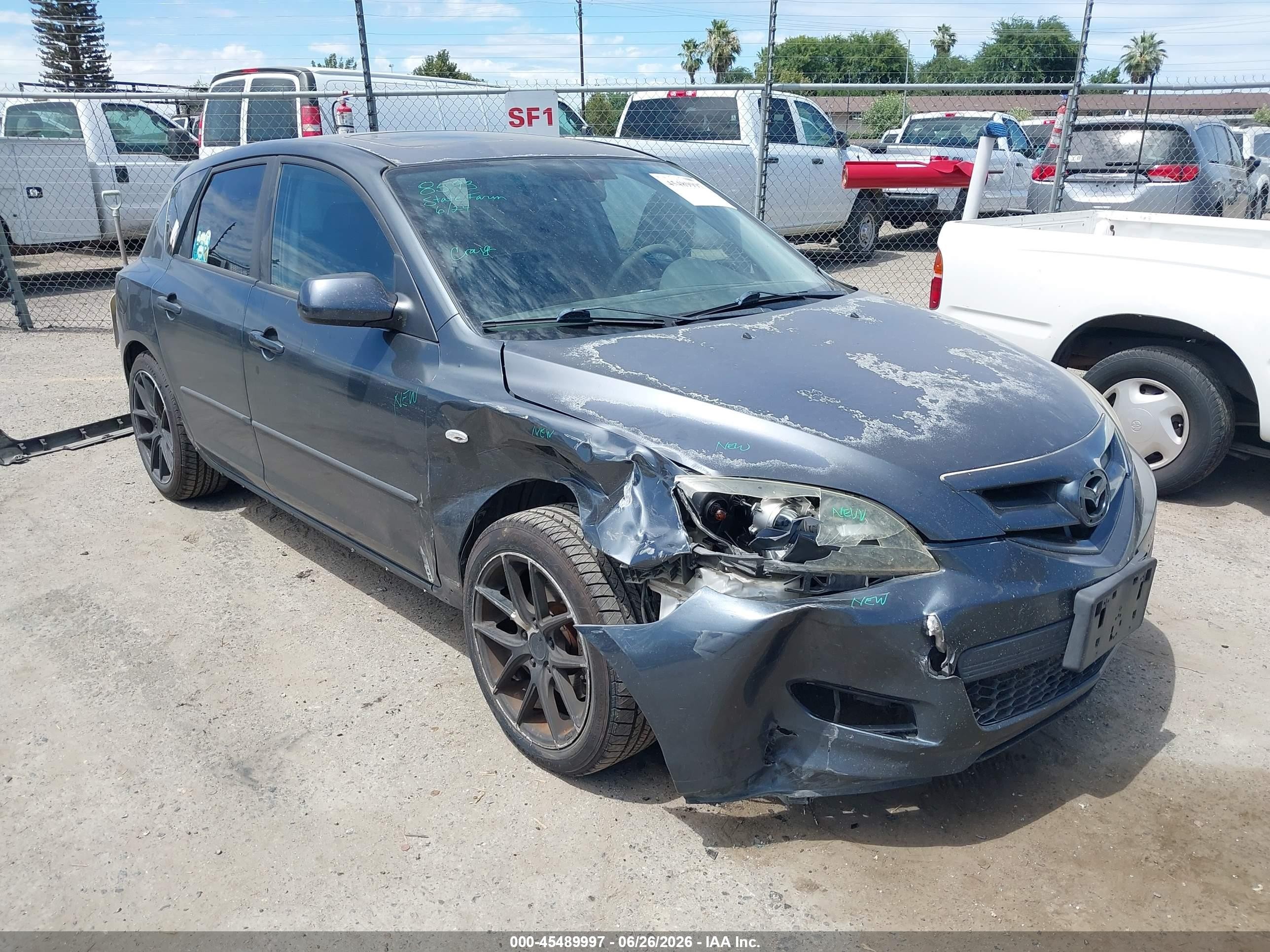 2009 Mazda 3 S Grand Touring, VIN JM1BK344391206809 — Перед