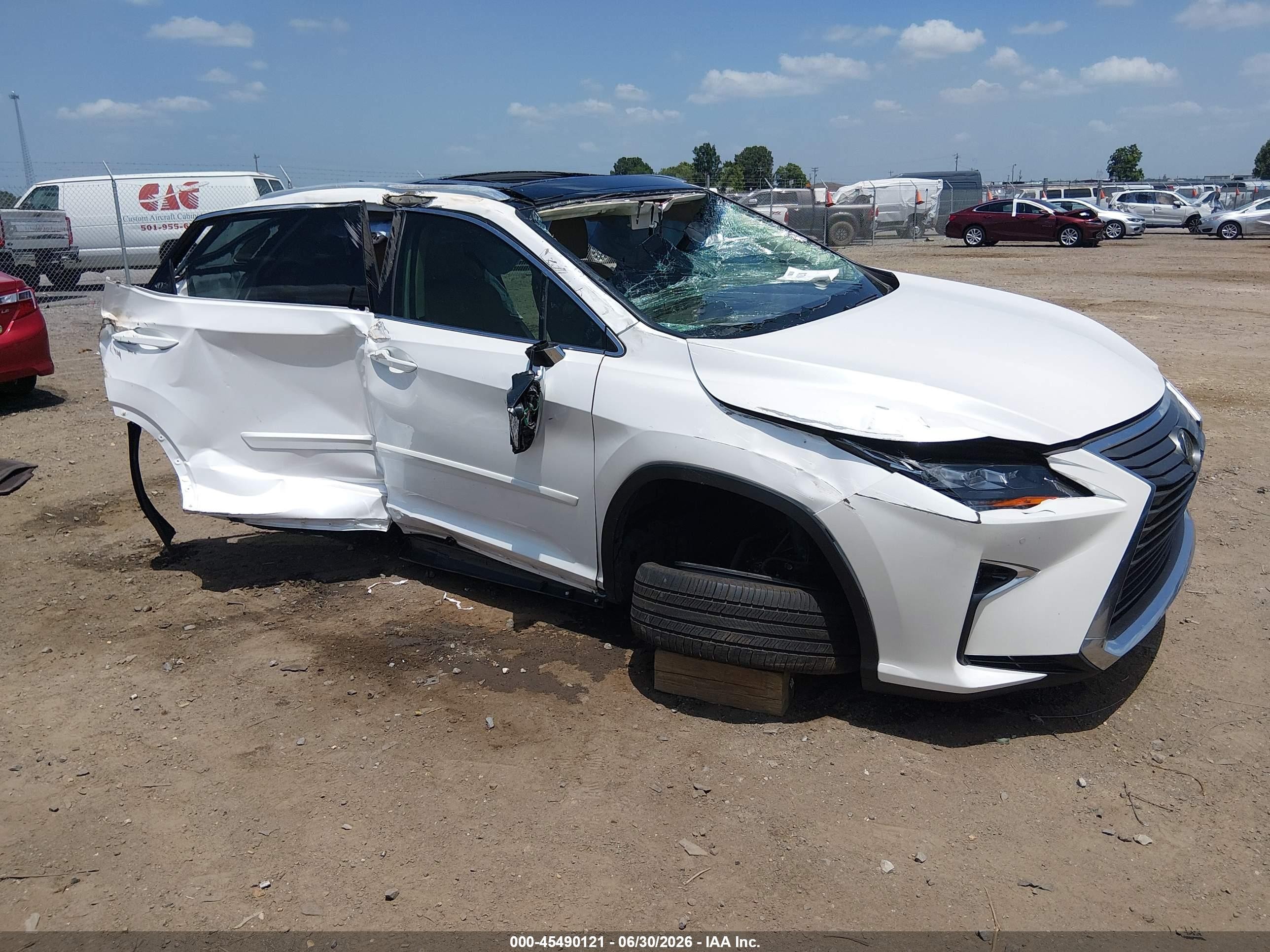 2016 Lexus RX 350, VIN 2T2BZMCA9GC036792 — Rollover