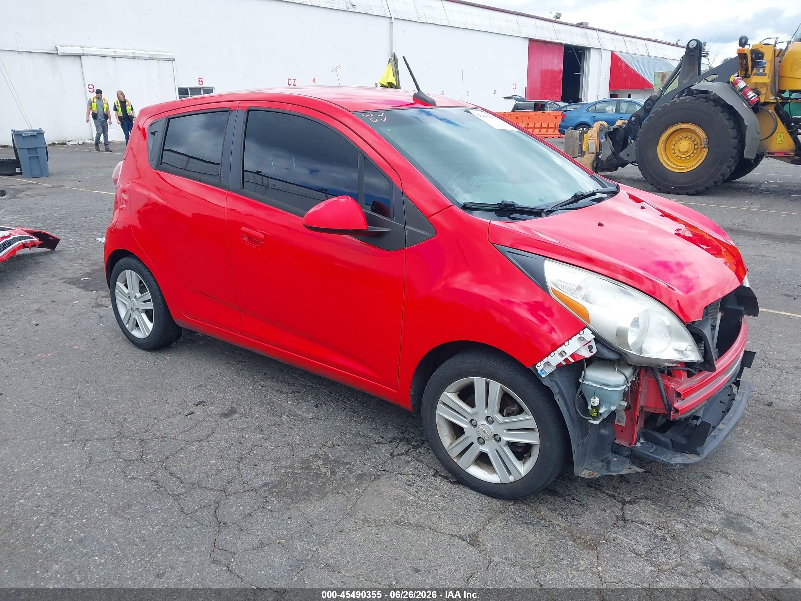 2014 Chevrolet Spark LS, VIN KL8CA6S91EC488995 — Front end