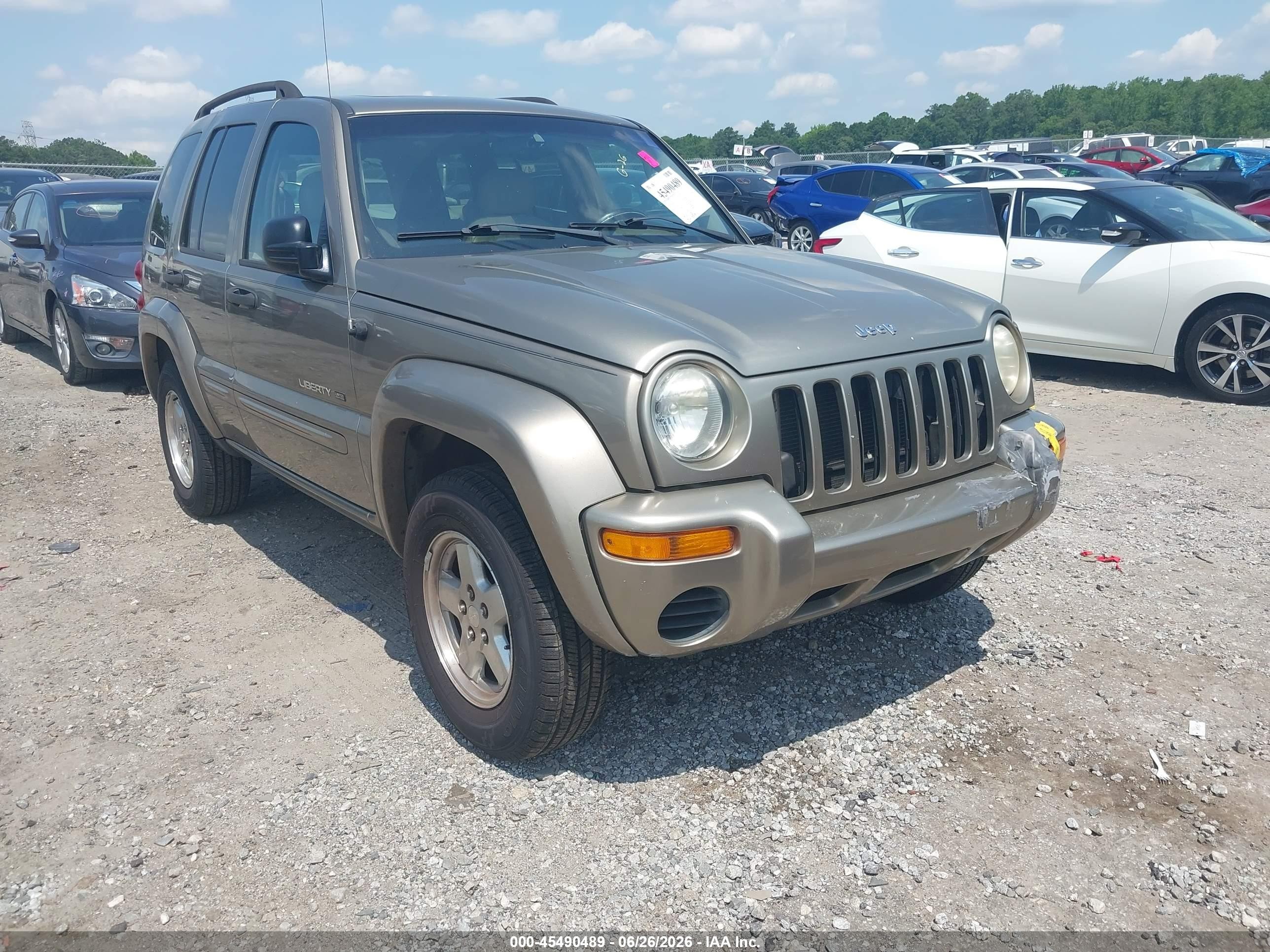 2003 Jeep Liberty Limited, VIN 1J4GK58K93W610101 — Front end