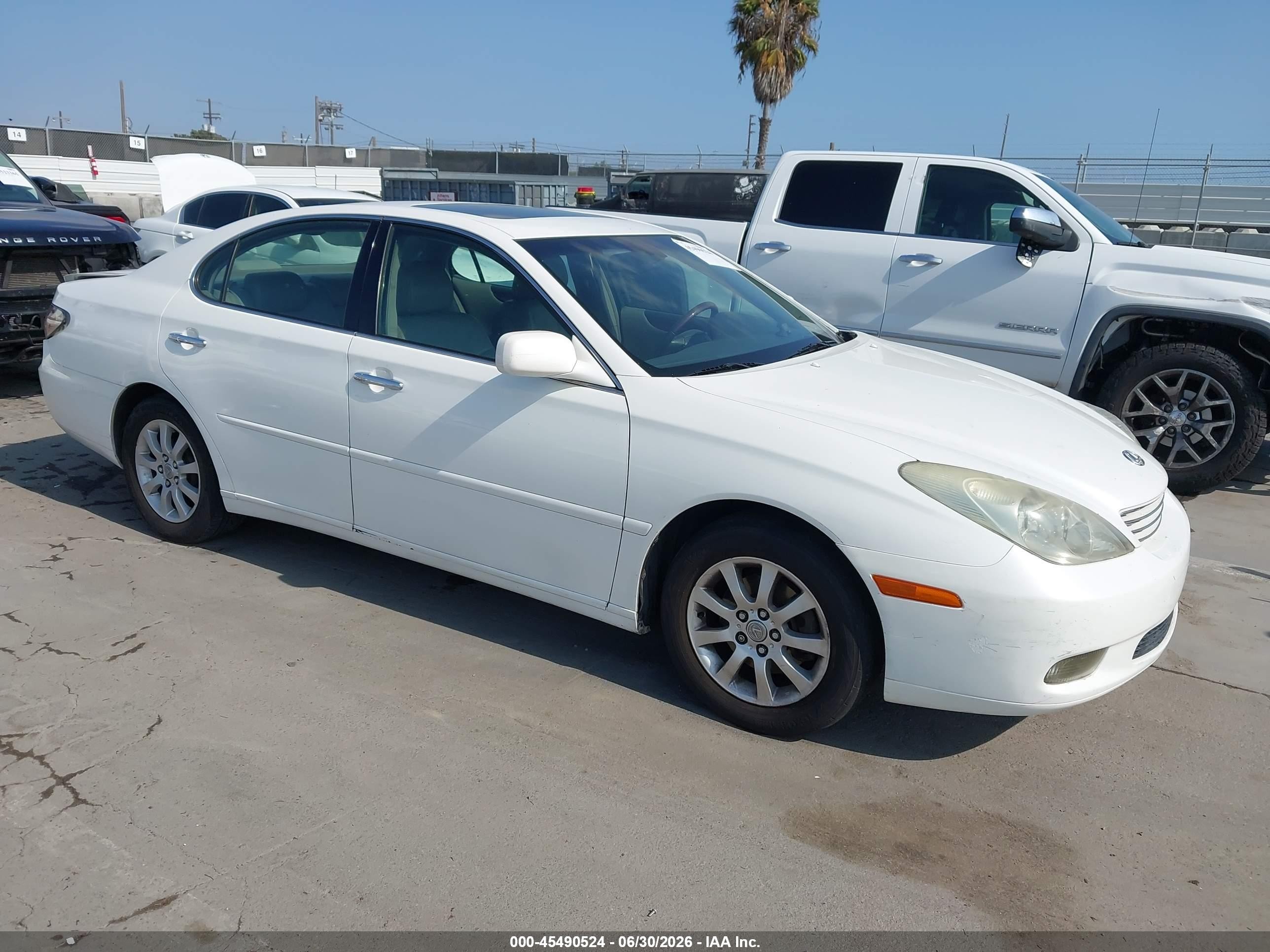 2003 Lexus ES 300, VIN JTHBF30G330121825 — All over