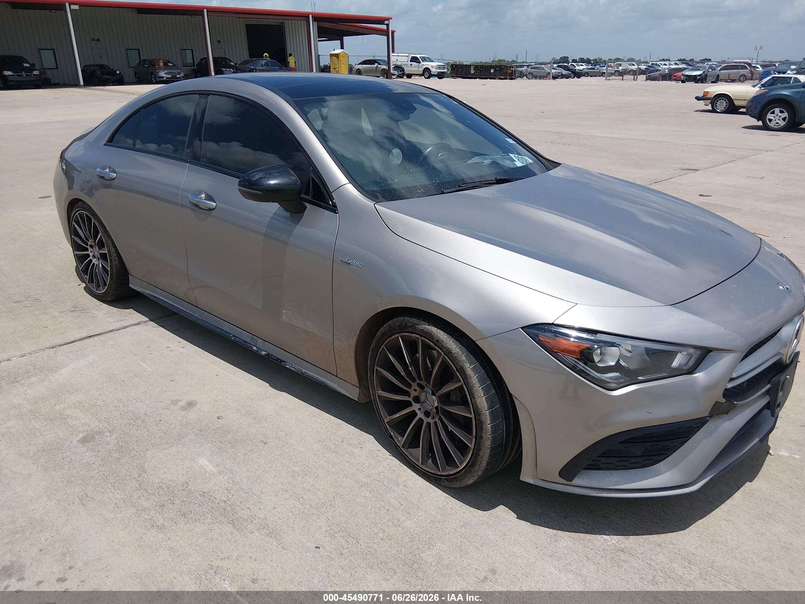 2020 Mercedes-Benz CLA 35 AMG, VIN WDD5J5BB2LN063984 — Water / flood