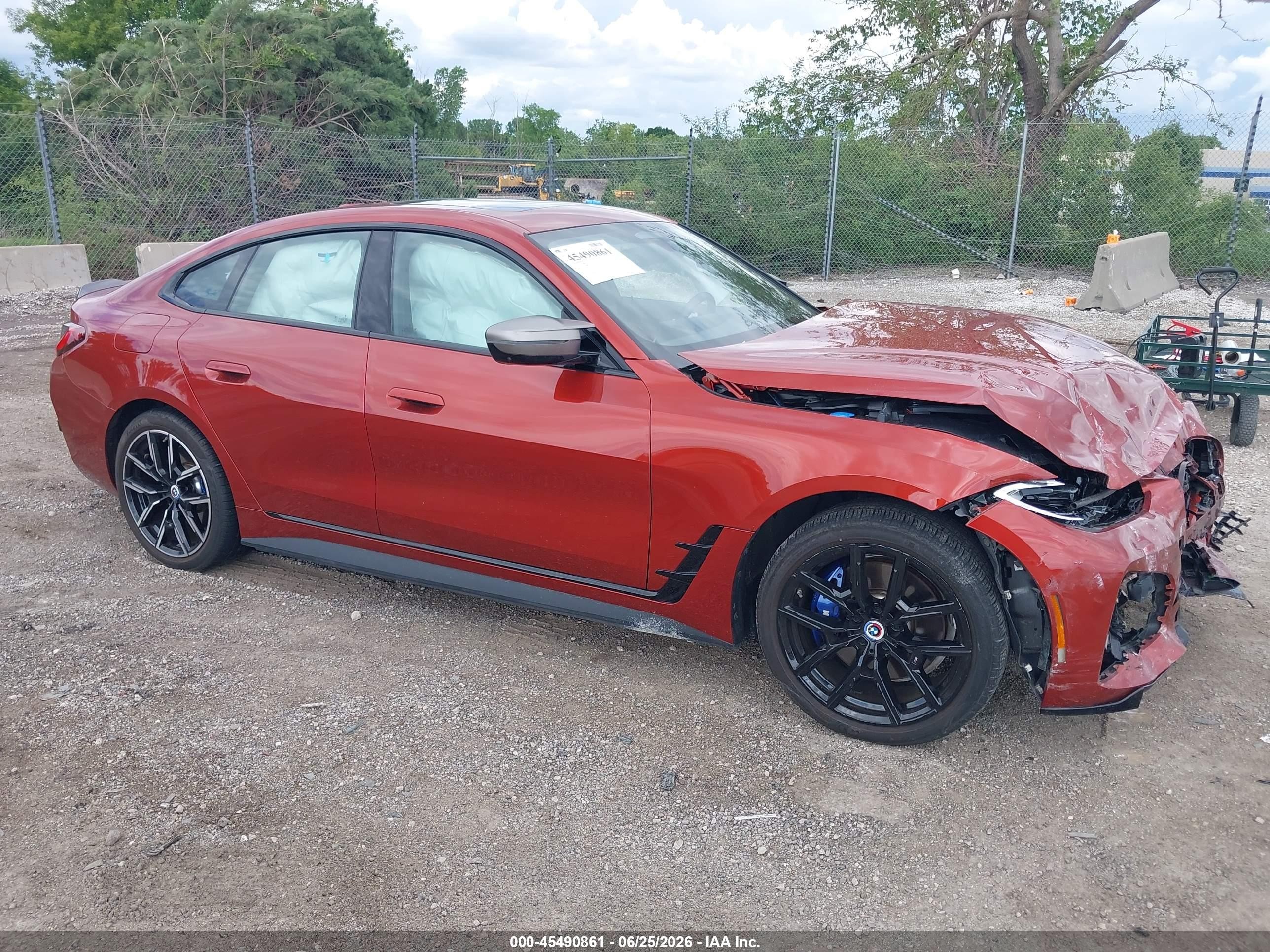2023 BMW i4 M50, VIN WBY33AW0XPFN56324 — Front end