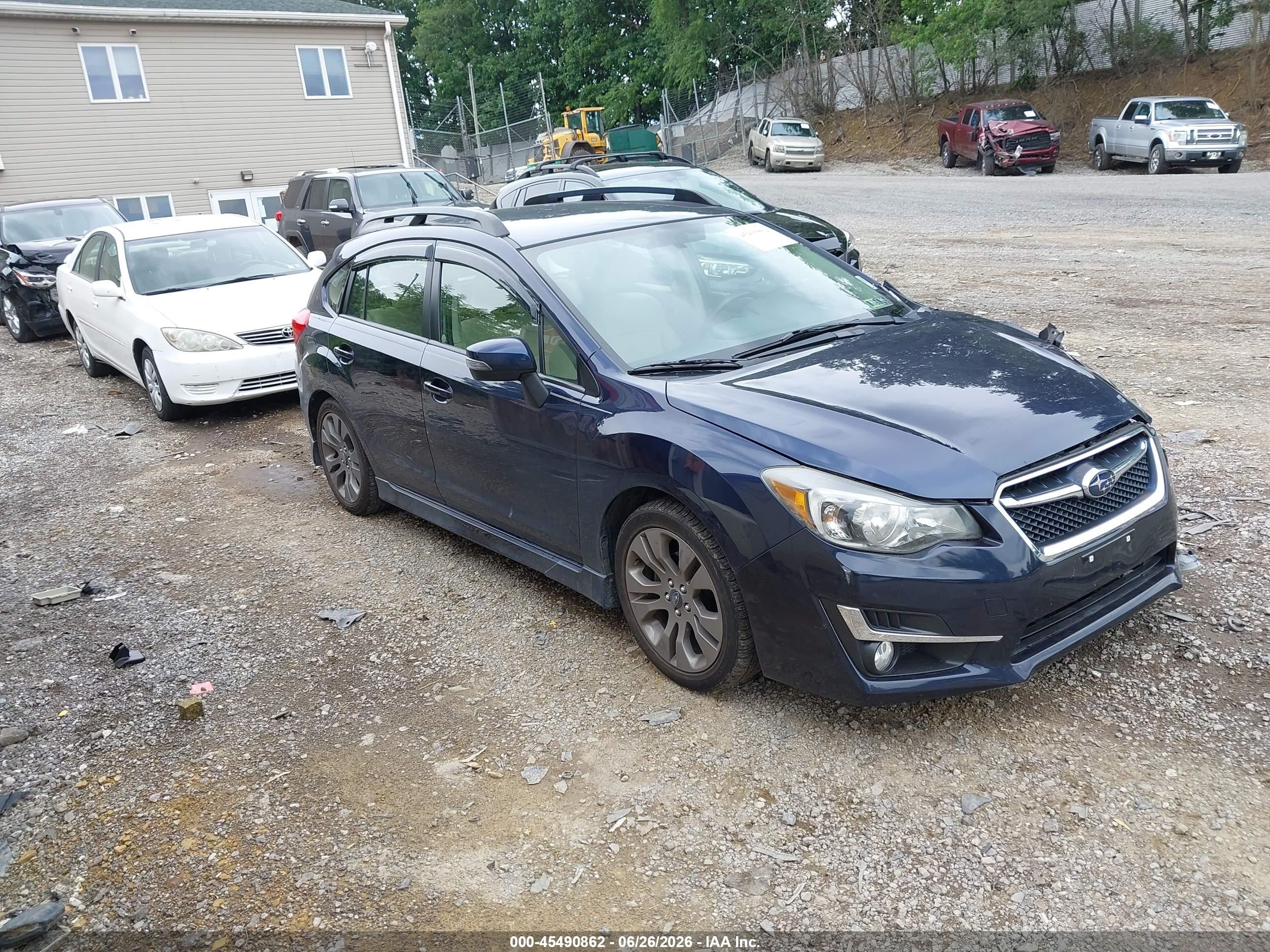 2016 Subaru Impreza Special Sports Premium, VIN JF1GPAP63GH285921 — Front end