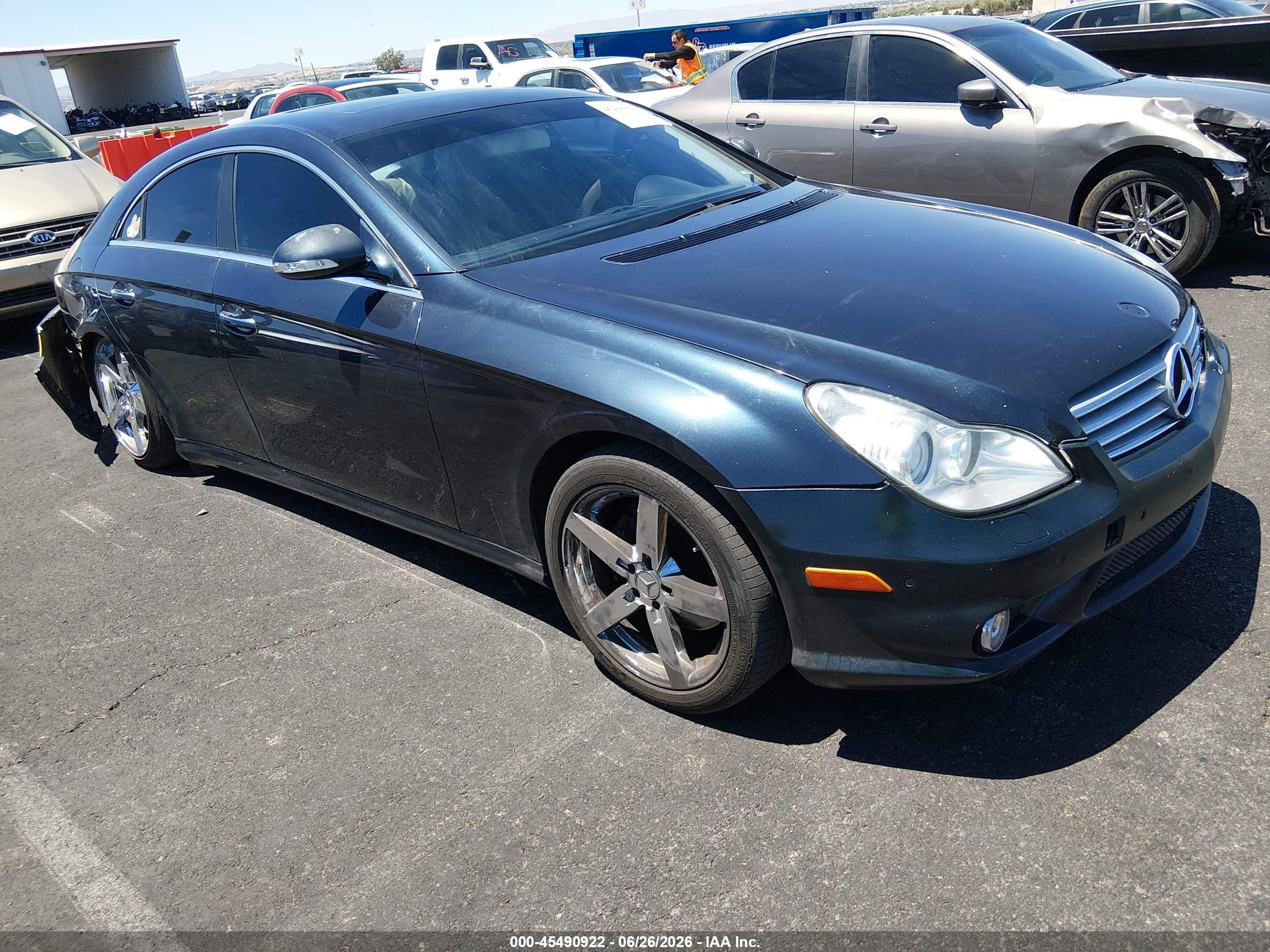 2007 Mercedes-Benz CLS 550, VIN WDDDJ72X67A100101 — Rear end