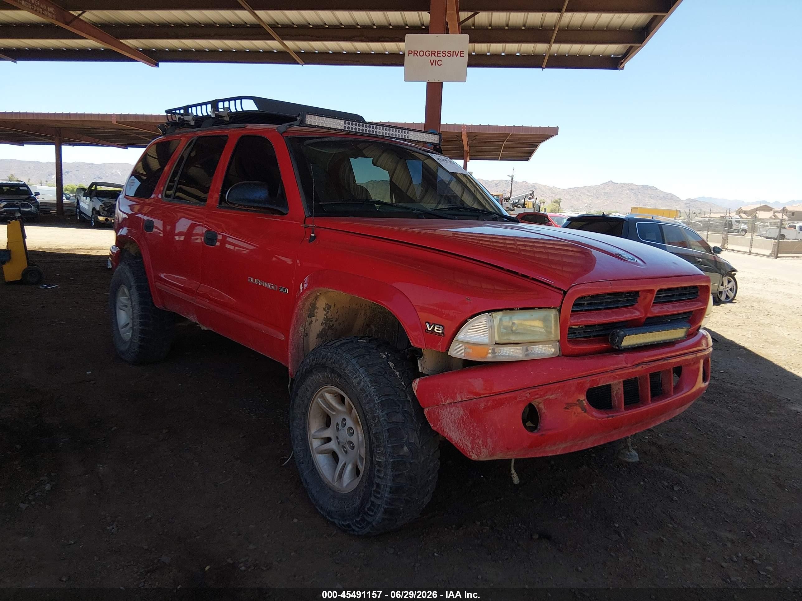 2000 Dodge Durango, VIN 1B4HS28Z0YF286921 — Side