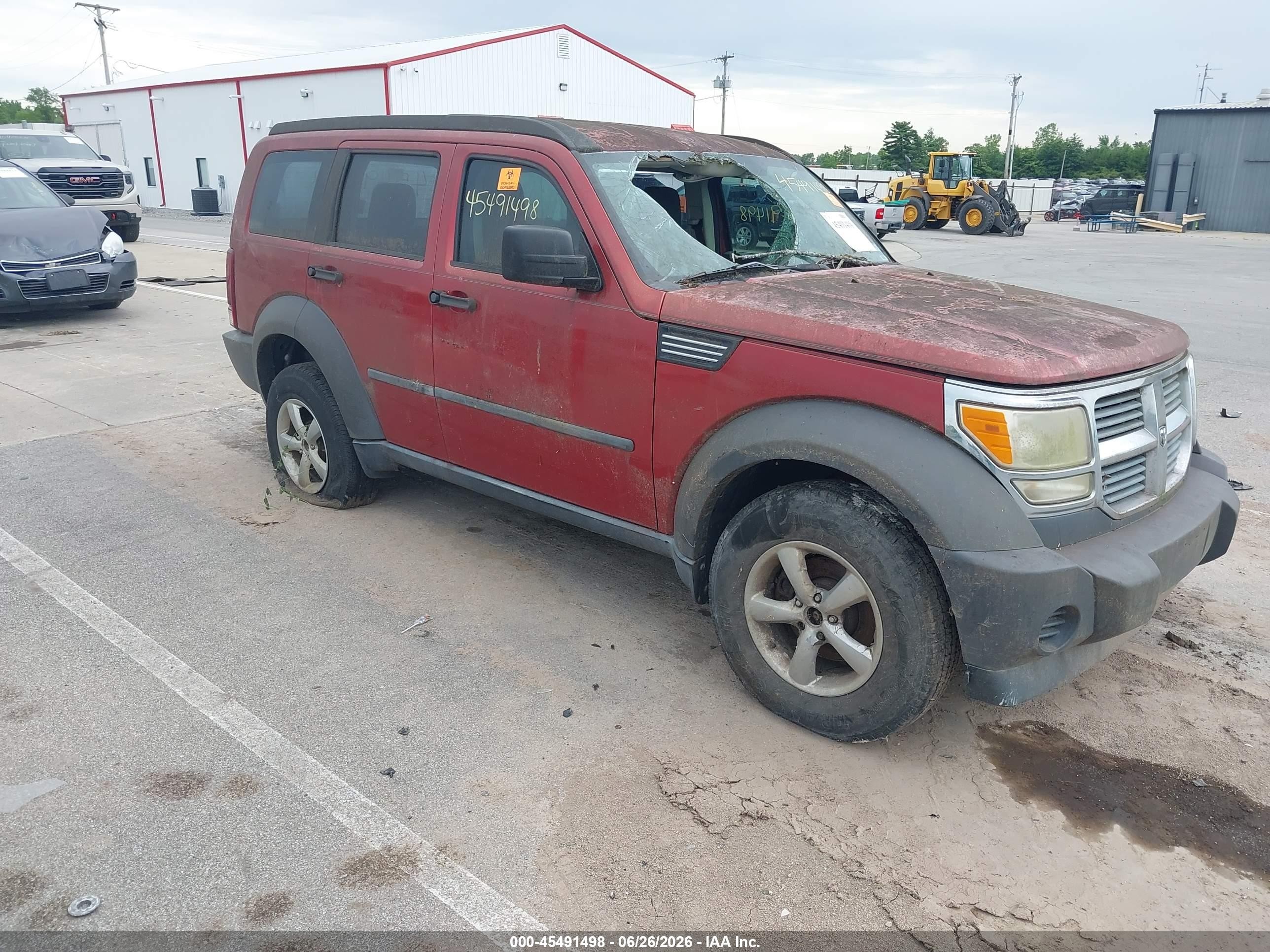 2008 Dodge Nitro SXT, VIN 1D8GU28K18W204790 — Front end