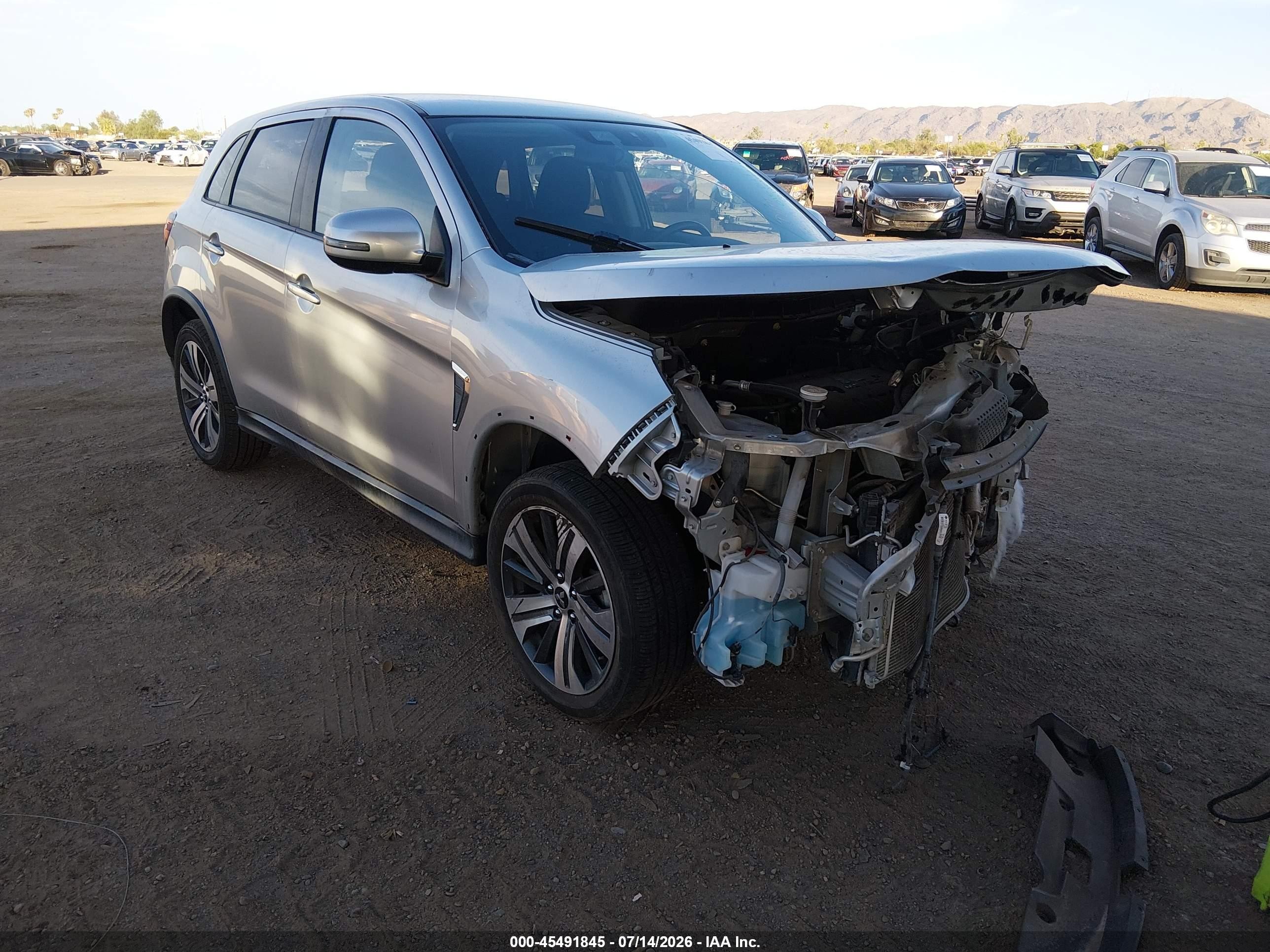 2021 Mitsubishi Outlander SE, VIN JA4APVAU4MU015849 — Front end