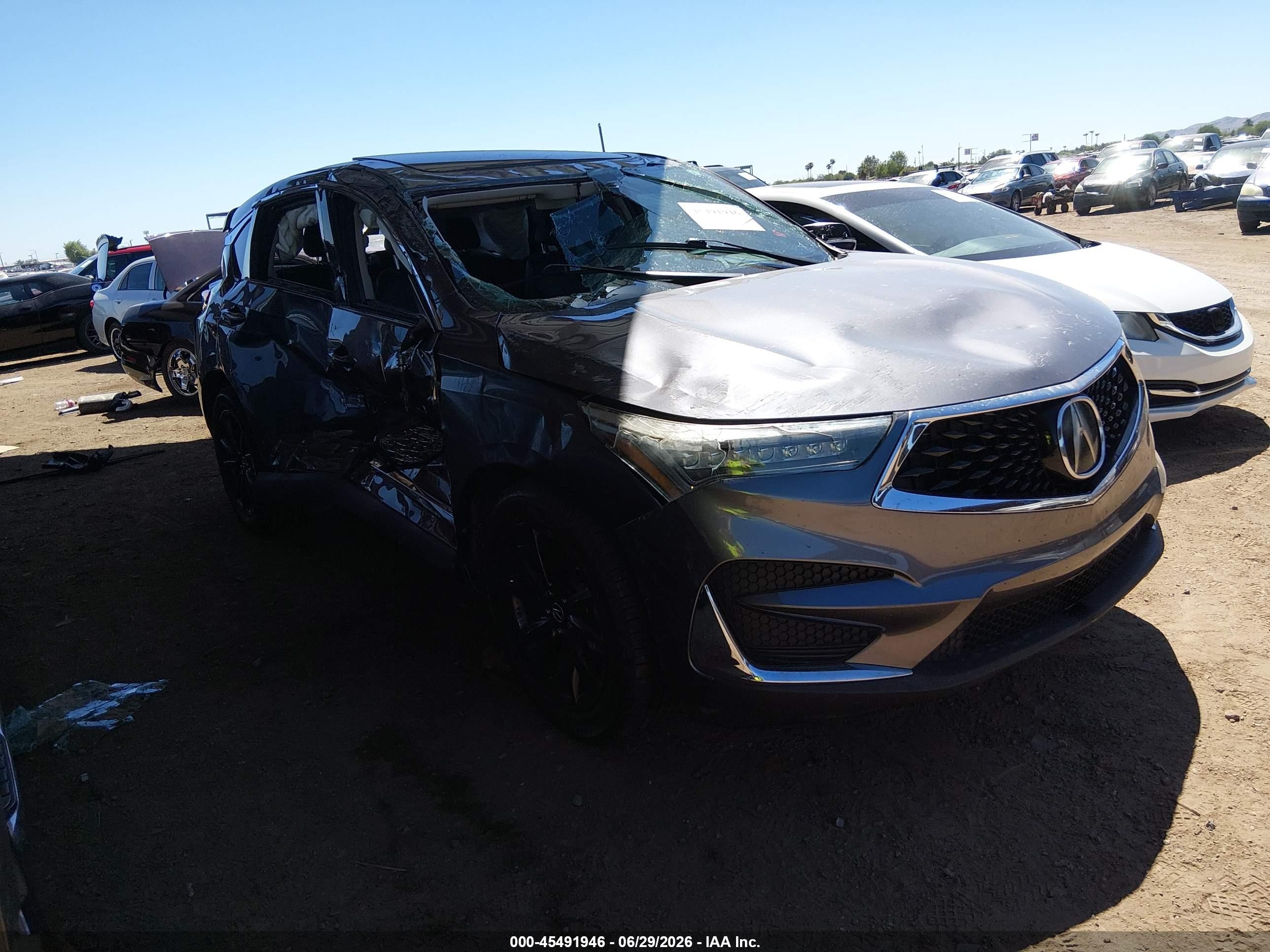2020 Acura RDX, VIN 5J8TC1H35LL002145 — Rollover