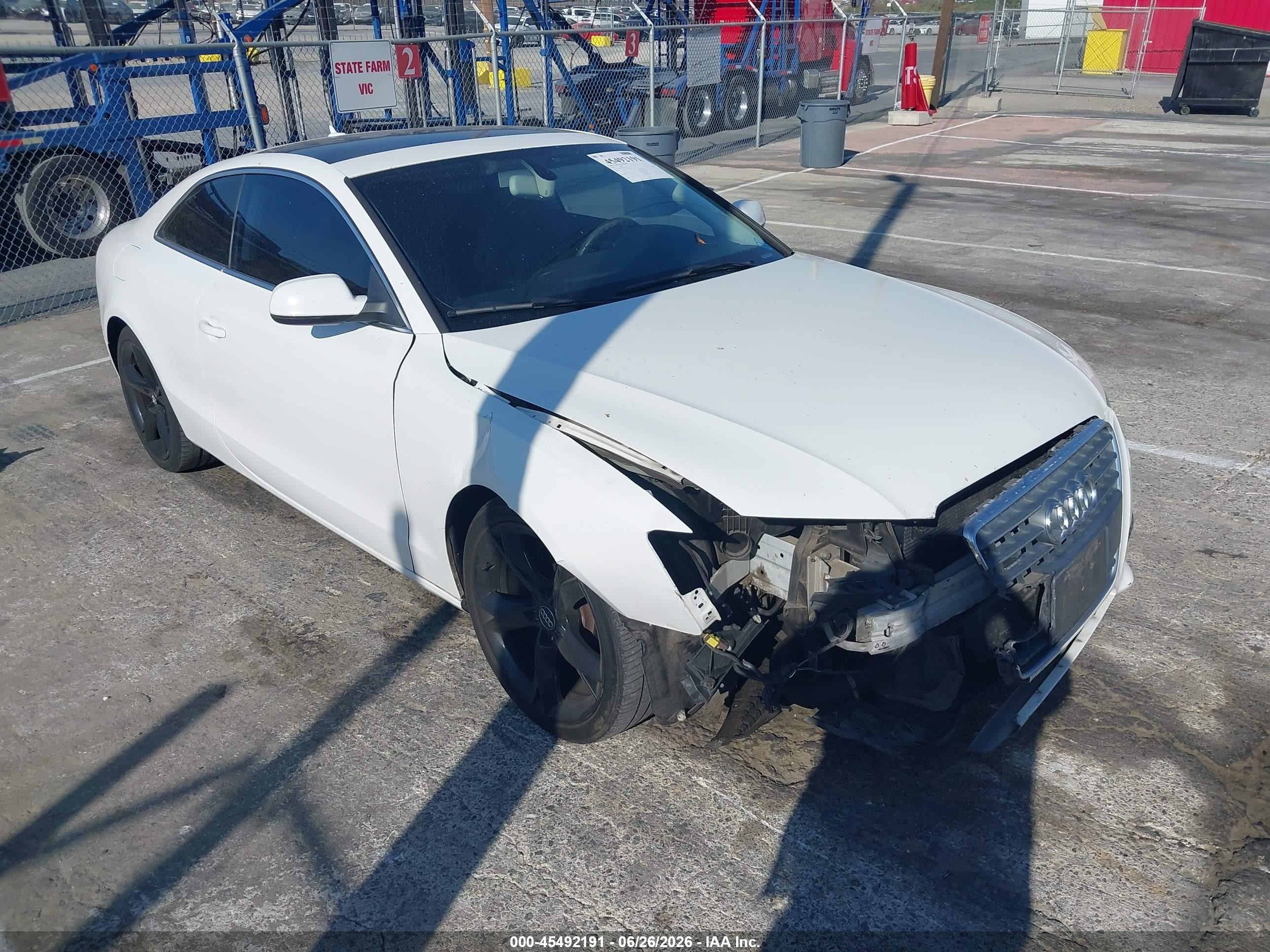 2010 Audi A5 Premium Plus, VIN WAULFAFRXAA061453 — Front end
