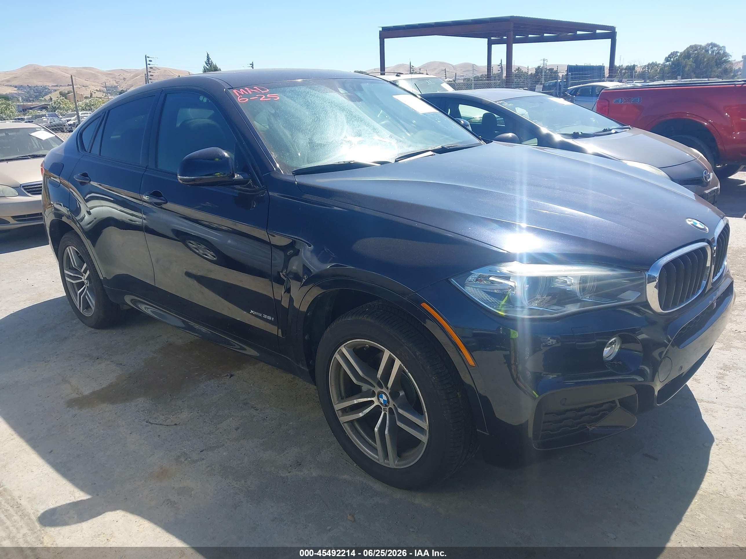 2016 BMW X6 xDrive35i, VIN 5UXKU2C59G0N78364 — Normal wear