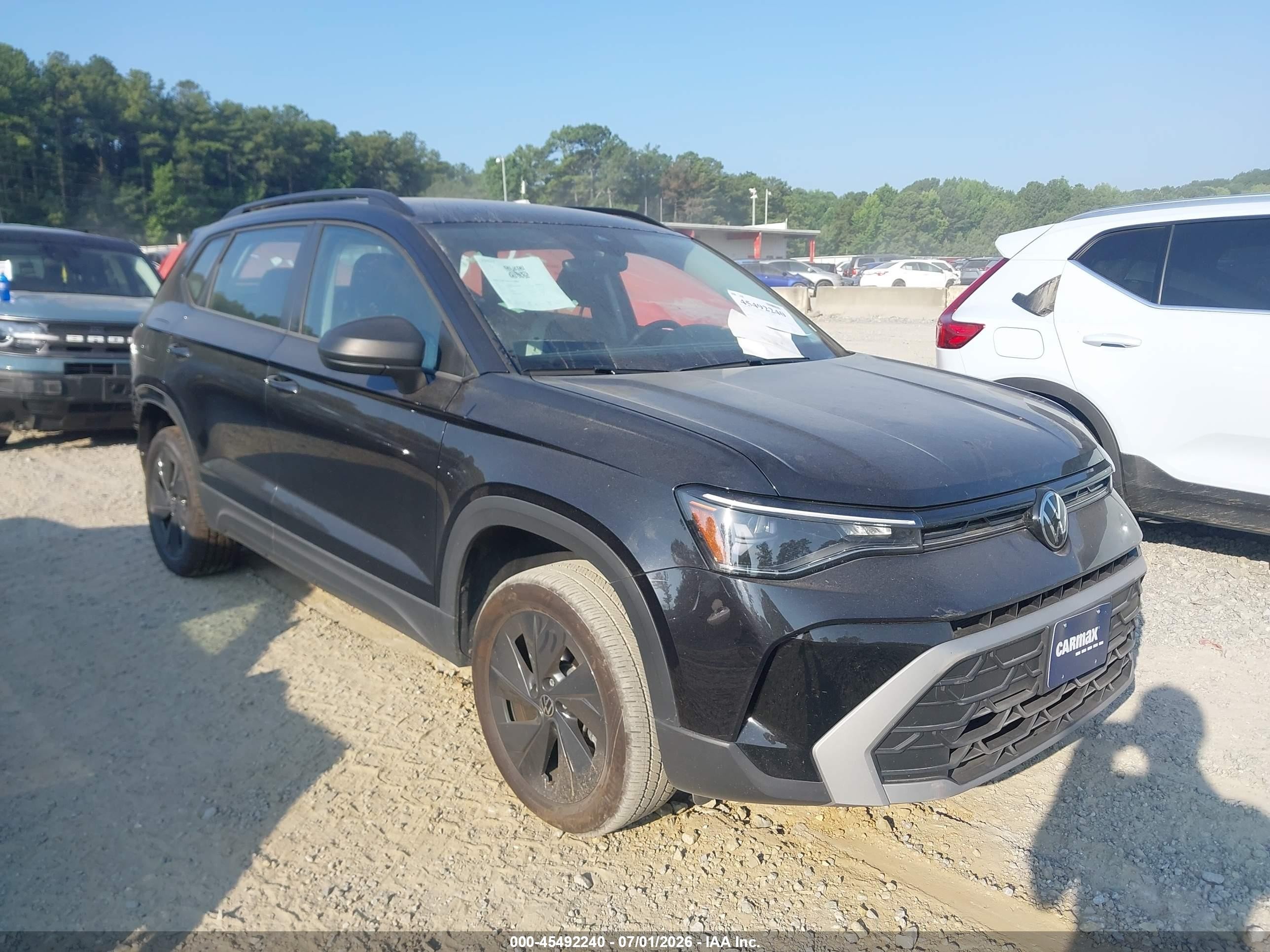2025 Volkswagen Taos S, VIN 3VV5C7B27SM043904 — Зад