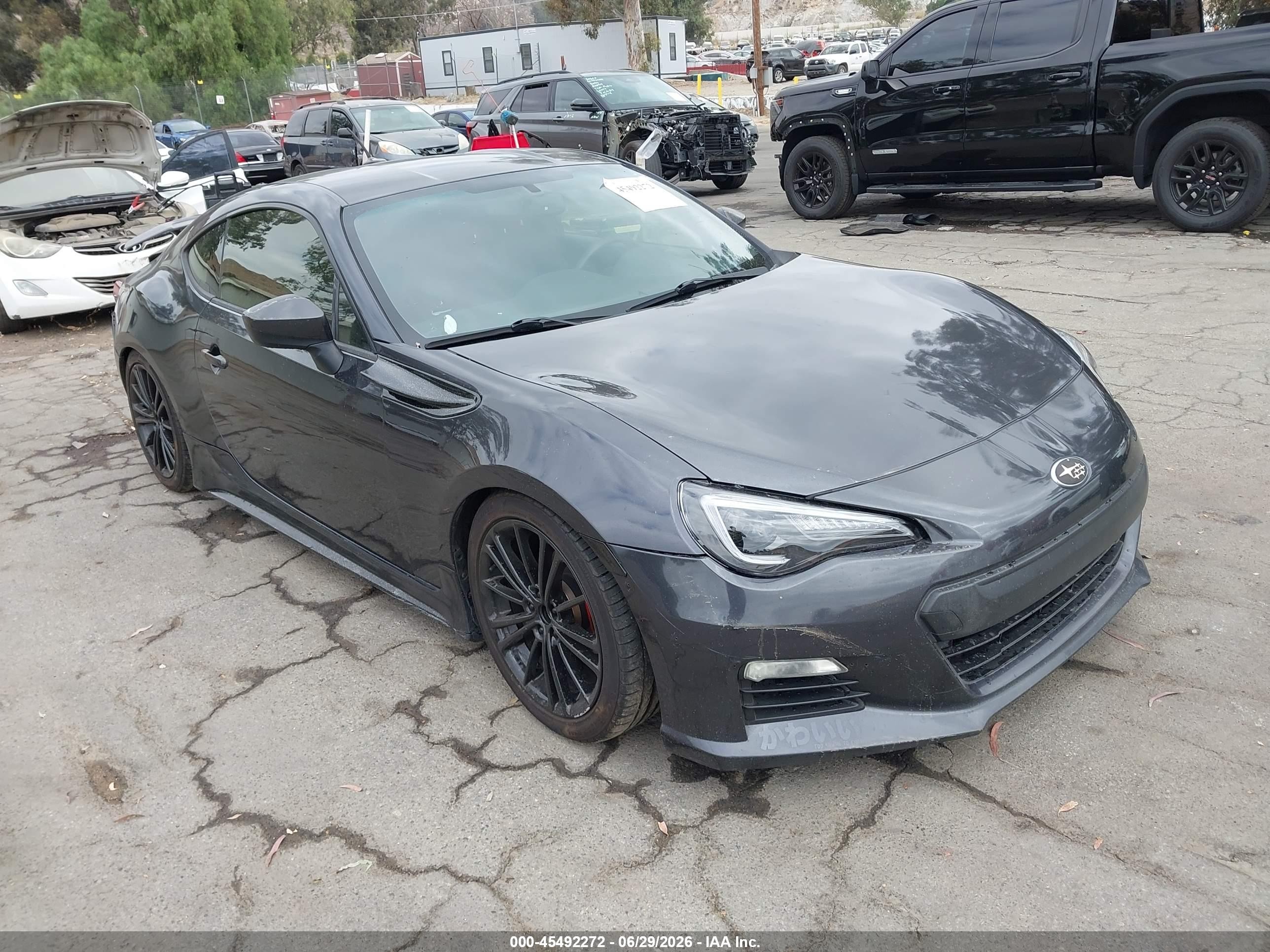 2014 Subaru BRZ Premium, VIN JF1ZCAB17E9601781 — Rear end