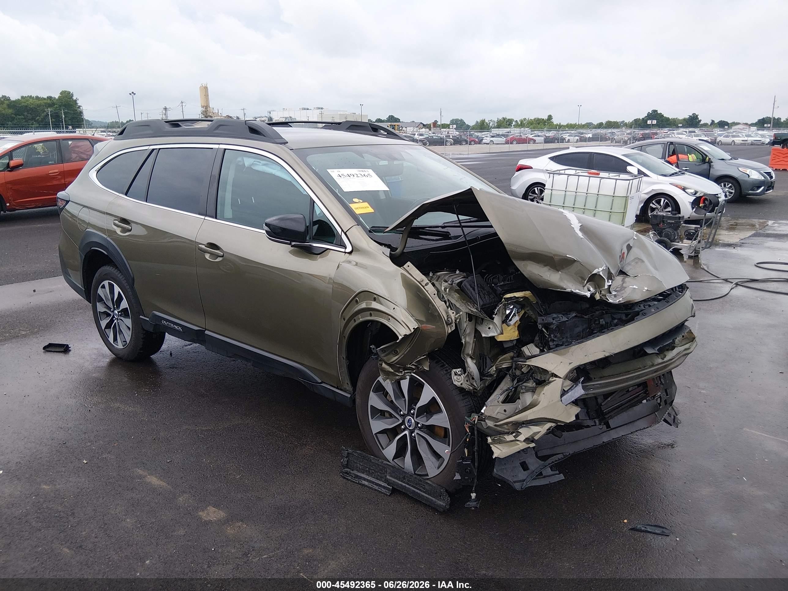 2023 Subaru Outback Limited, VIN 4S4BTAMC7P3118528 — Front end