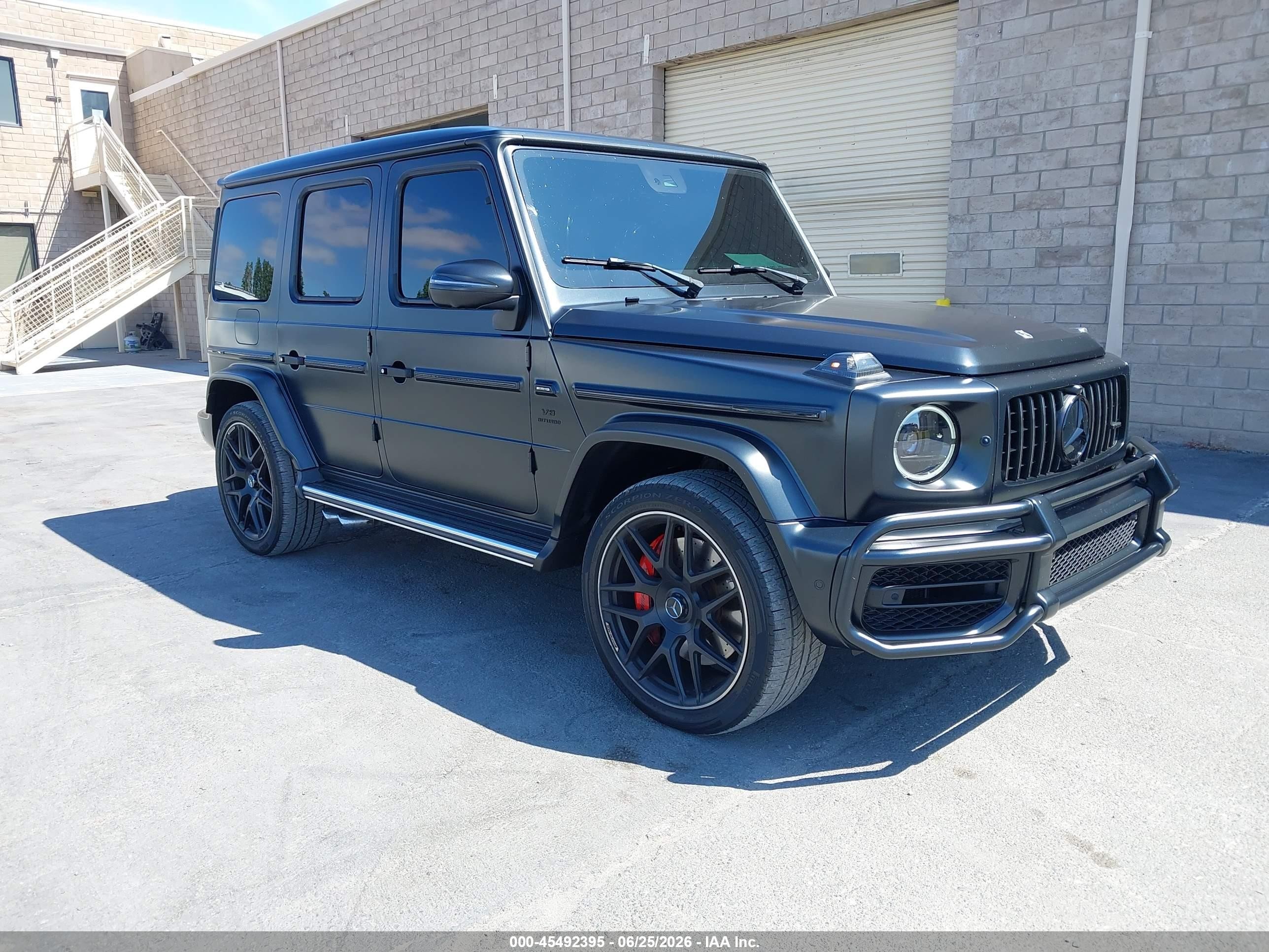 2021 Mercedes-Benz G 63 AMG, VIN W1NYC7HJ0MX402400 — Not stated