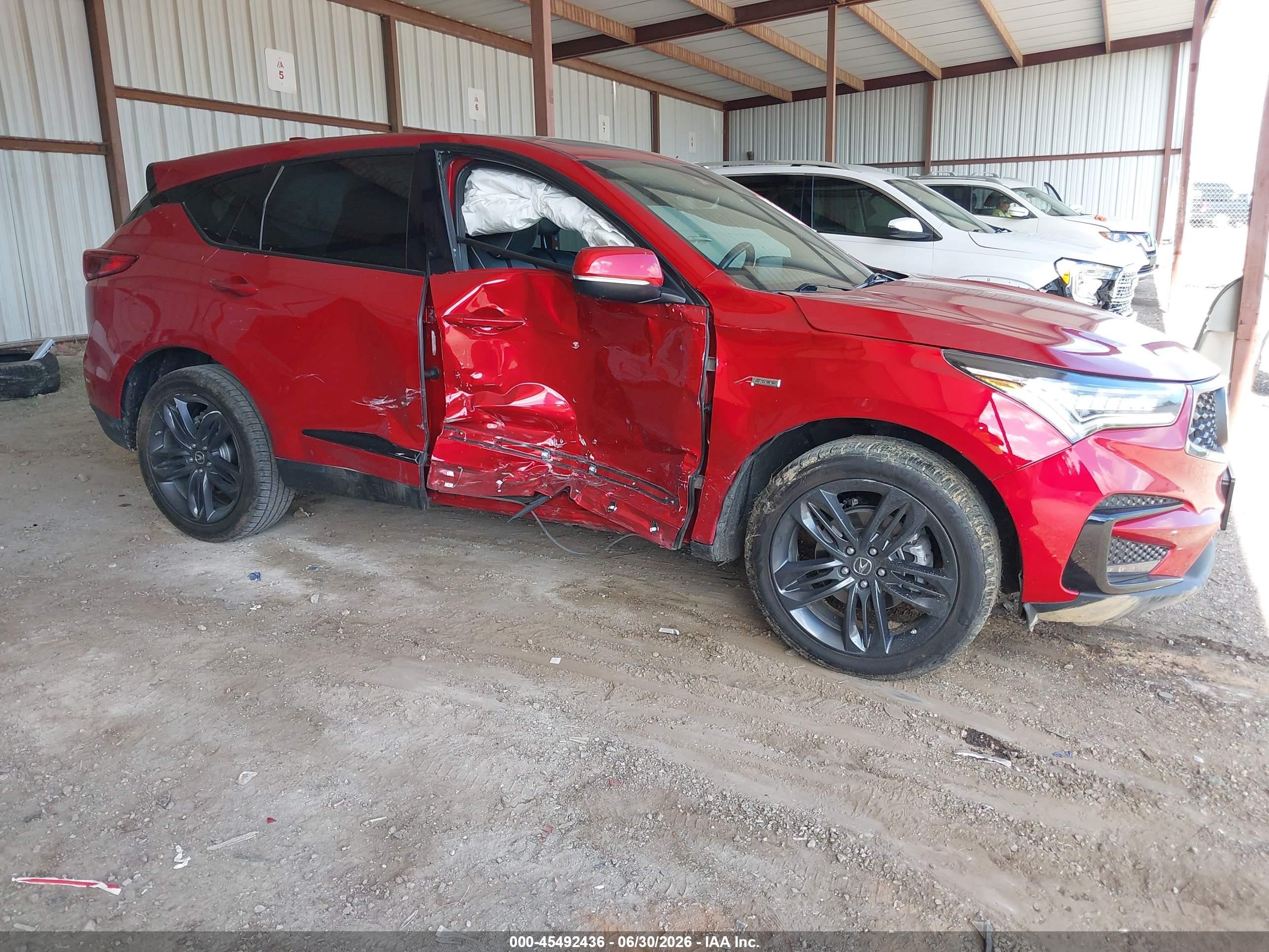 2021 Acura RDX w/A-Spec Package, VIN 5J8TC1H65ML022102 — Side