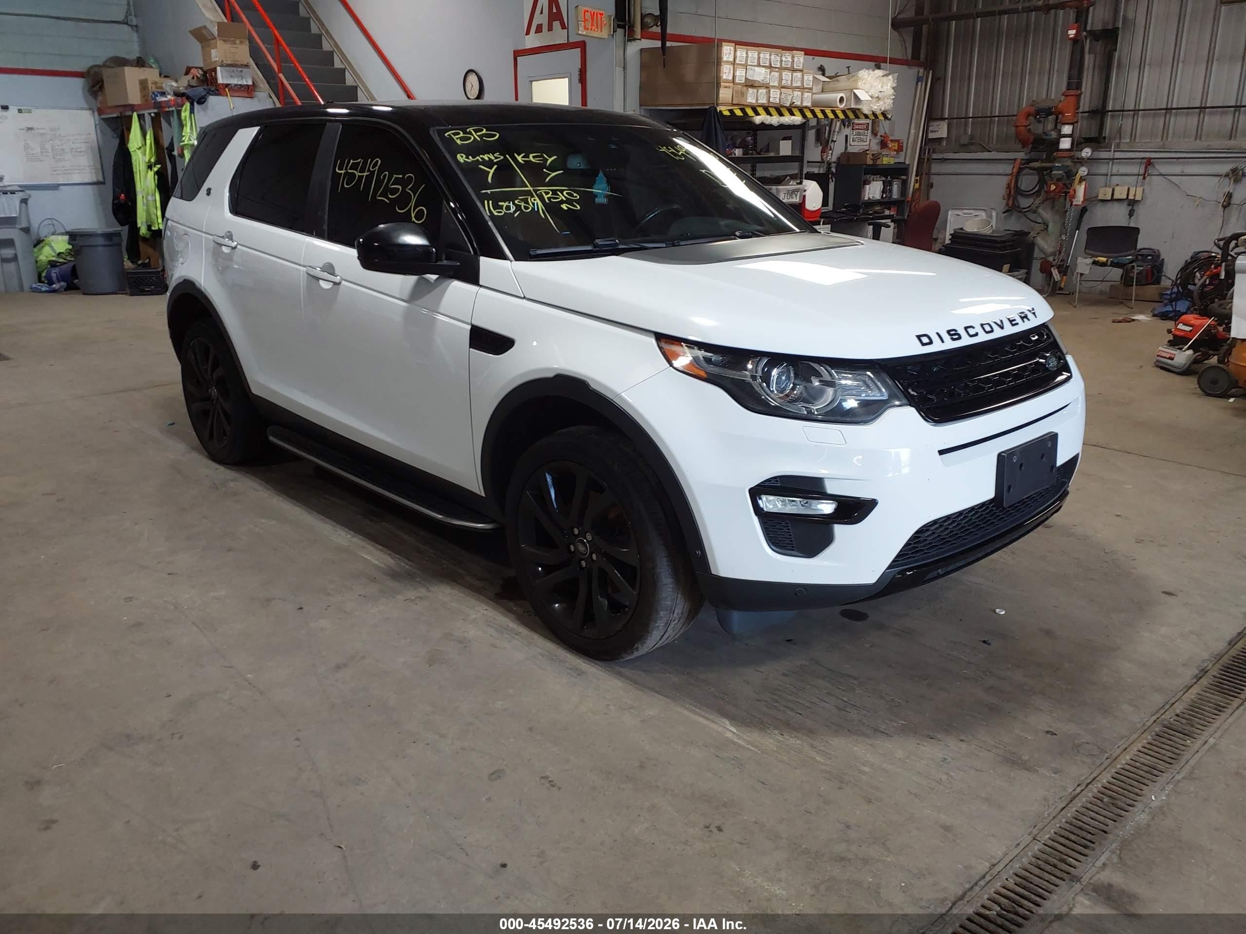 2015 Land Rover Discovery Sport HSE Lux, VIN SALCT2BG3FH522411 — Fresh water flood