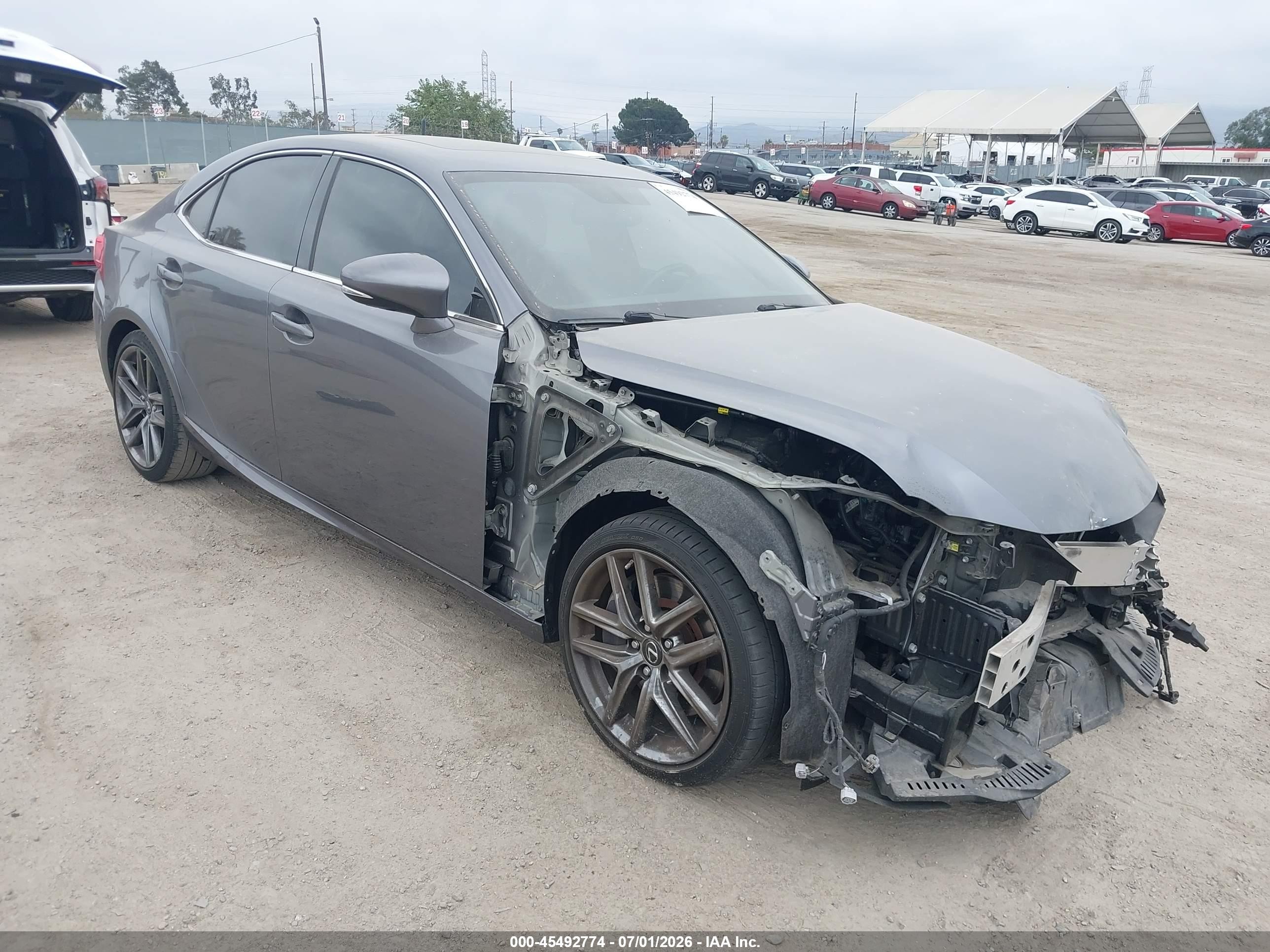 2016 Lexus IS 200t, VIN JTHBA1D26G5004170 — Front end