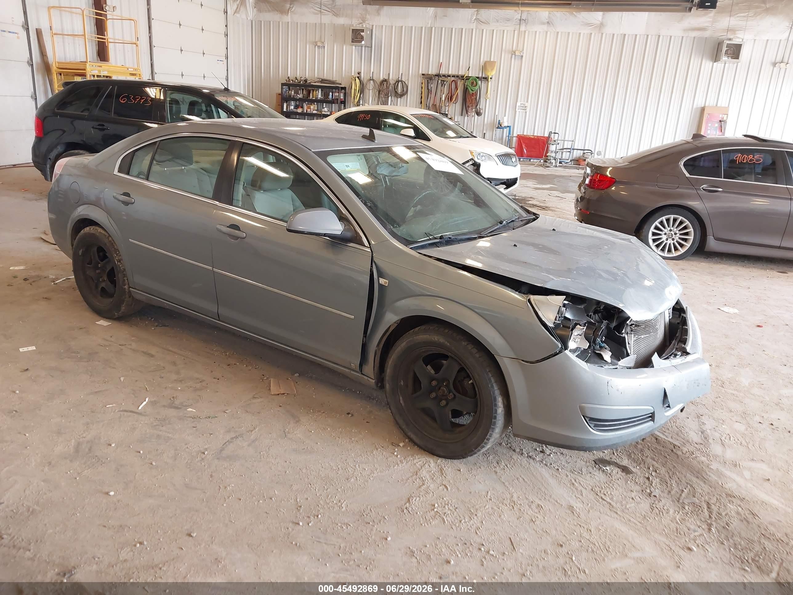 2008 Saturn Aura XE, VIN 1G8ZS57N38F131913 — Front end