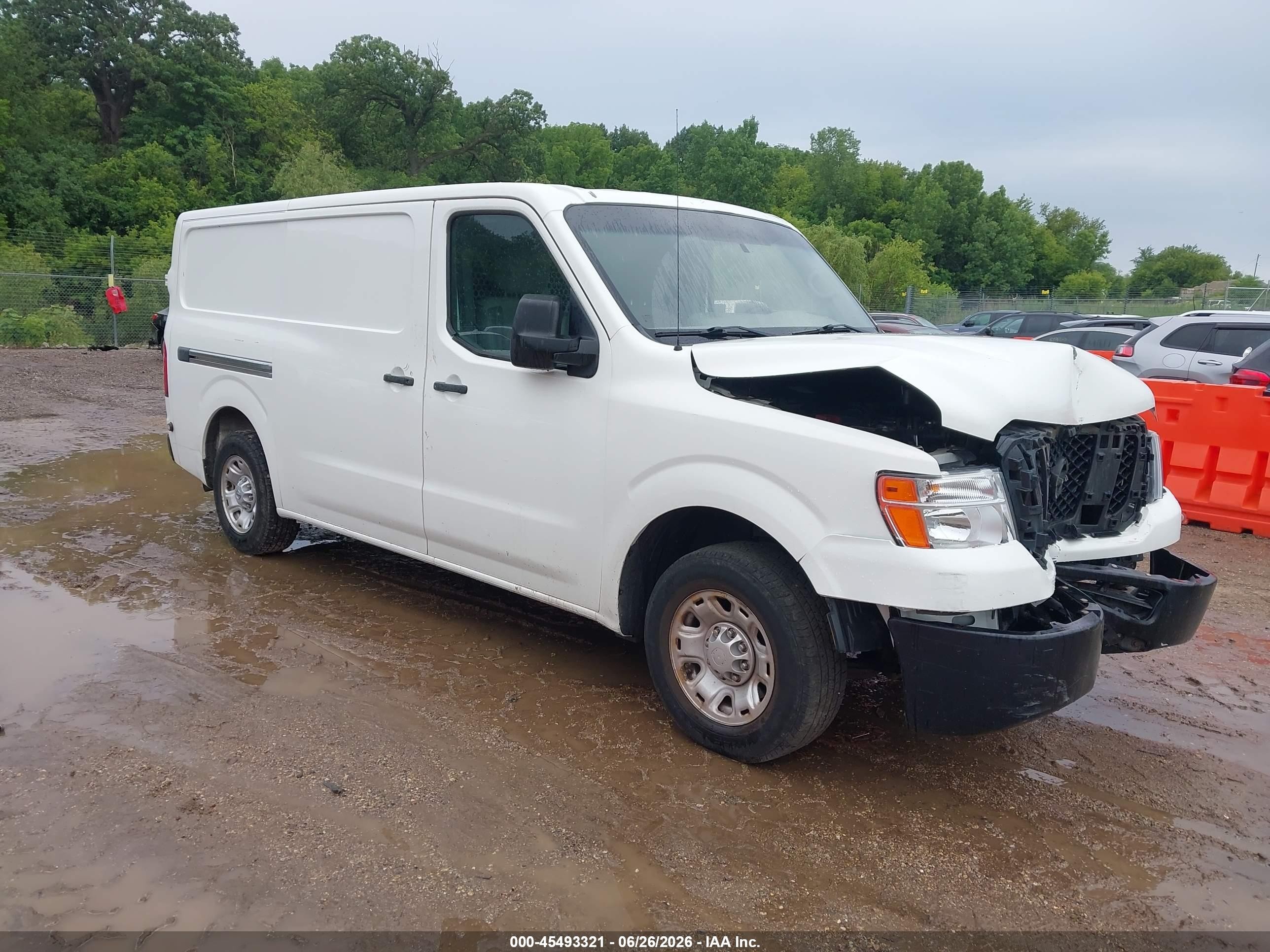 2019 Nissan NV Cargo S, VIN 1N6BF0KY3KN807528 — Front end