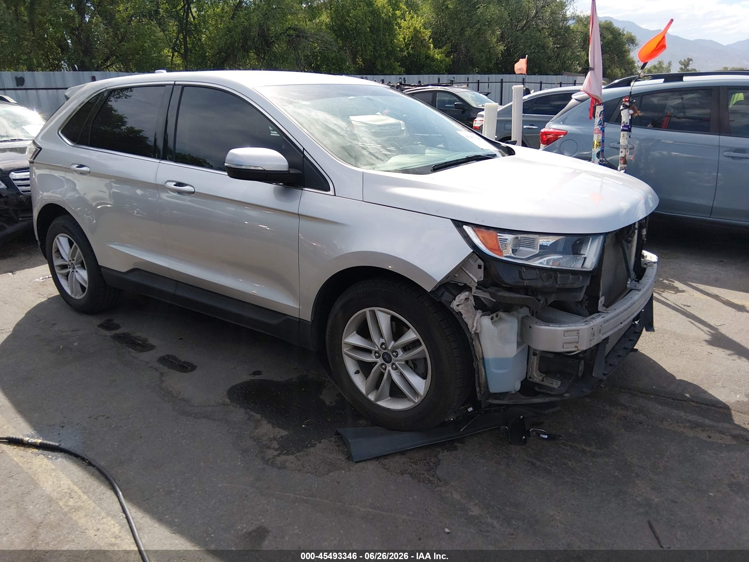 2016 Ford Edge SEL, VIN 2FMPK3J97GBC51318 — Front end