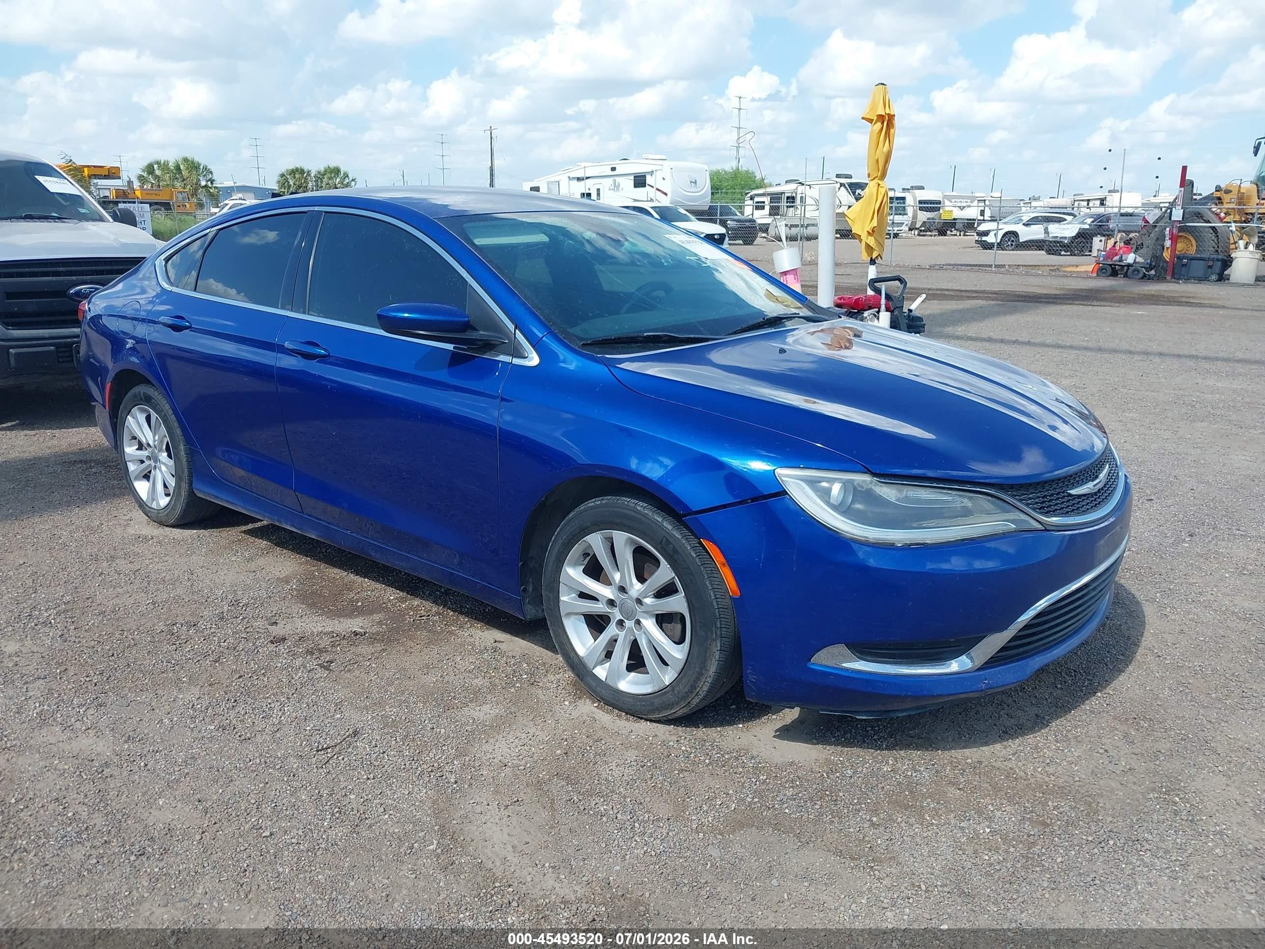 2015 Chrysler 200 Limited, VIN 1C3CCCAB1FN718565 — Repossession