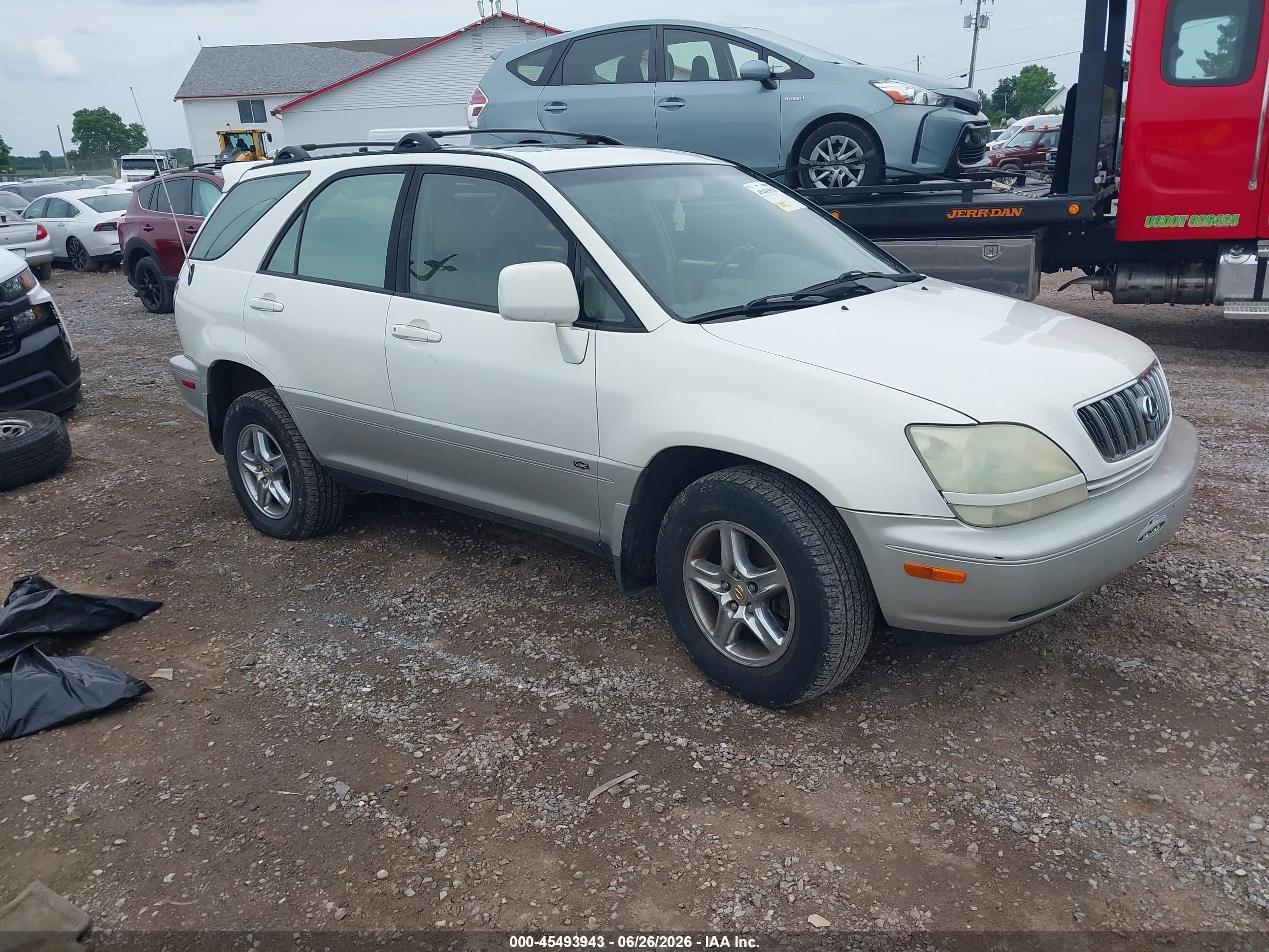 2003 Lexus RX 300, VIN JTJHF10U430299939 — Rear end