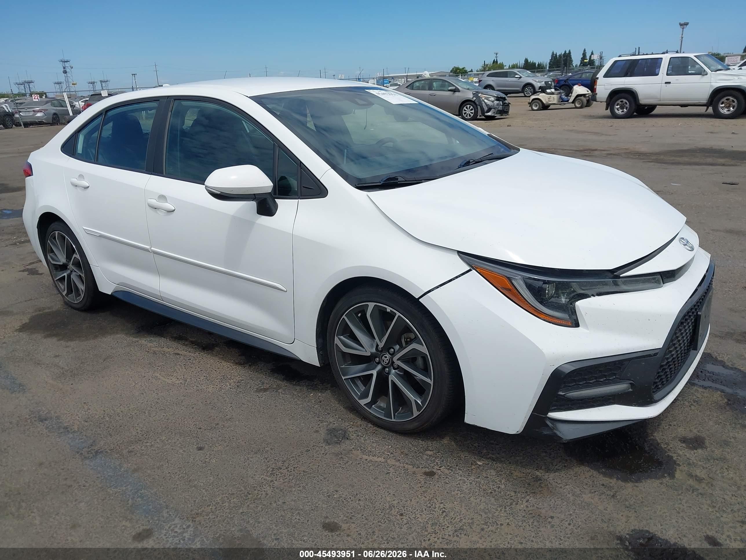 2021 Toyota Corolla SE, VIN 5YFS4MCE1MP062403 — Front end