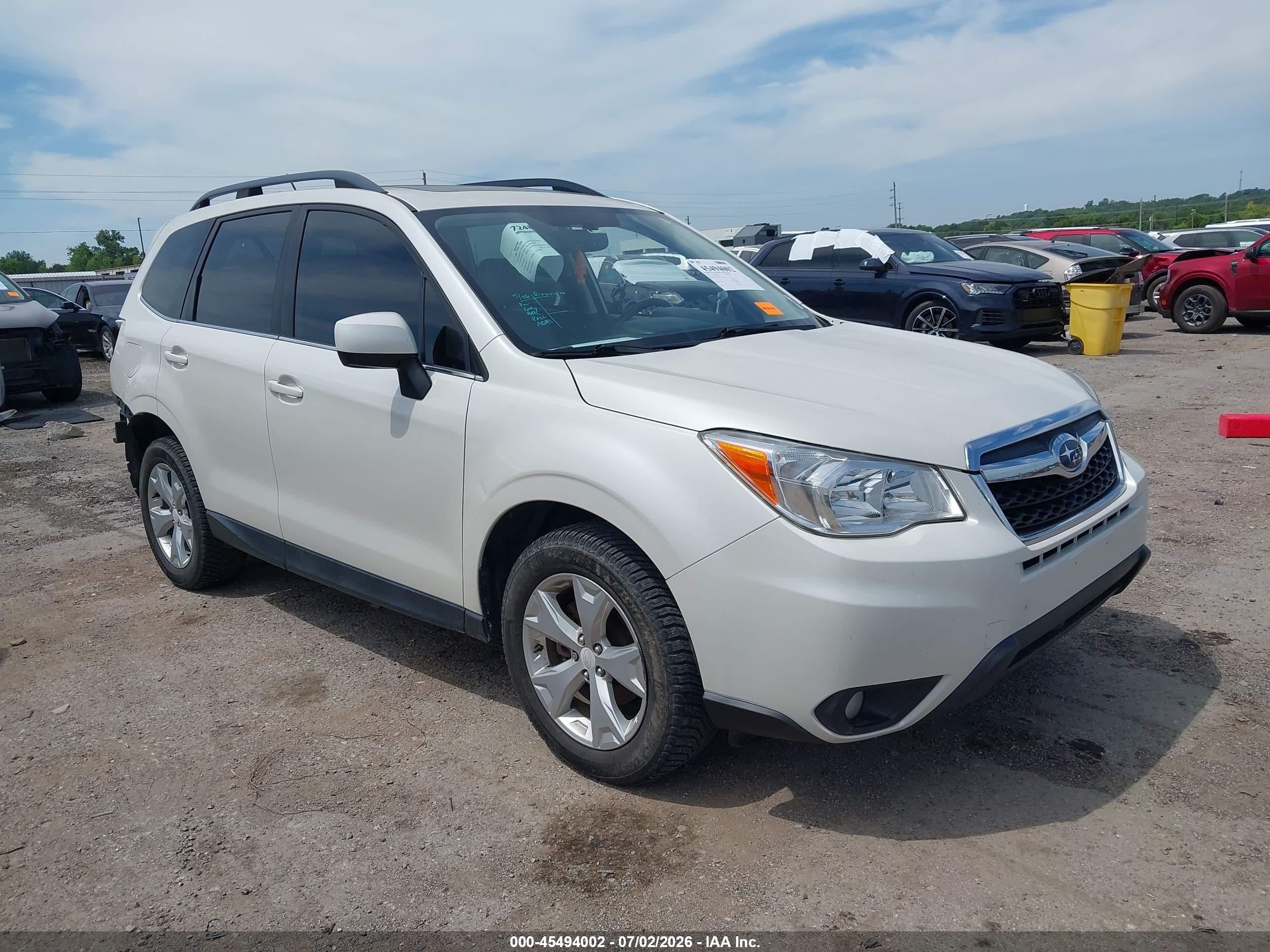2015 Subaru Forester Limited, VIN JF2SJAHCXFH414571 — Rear end