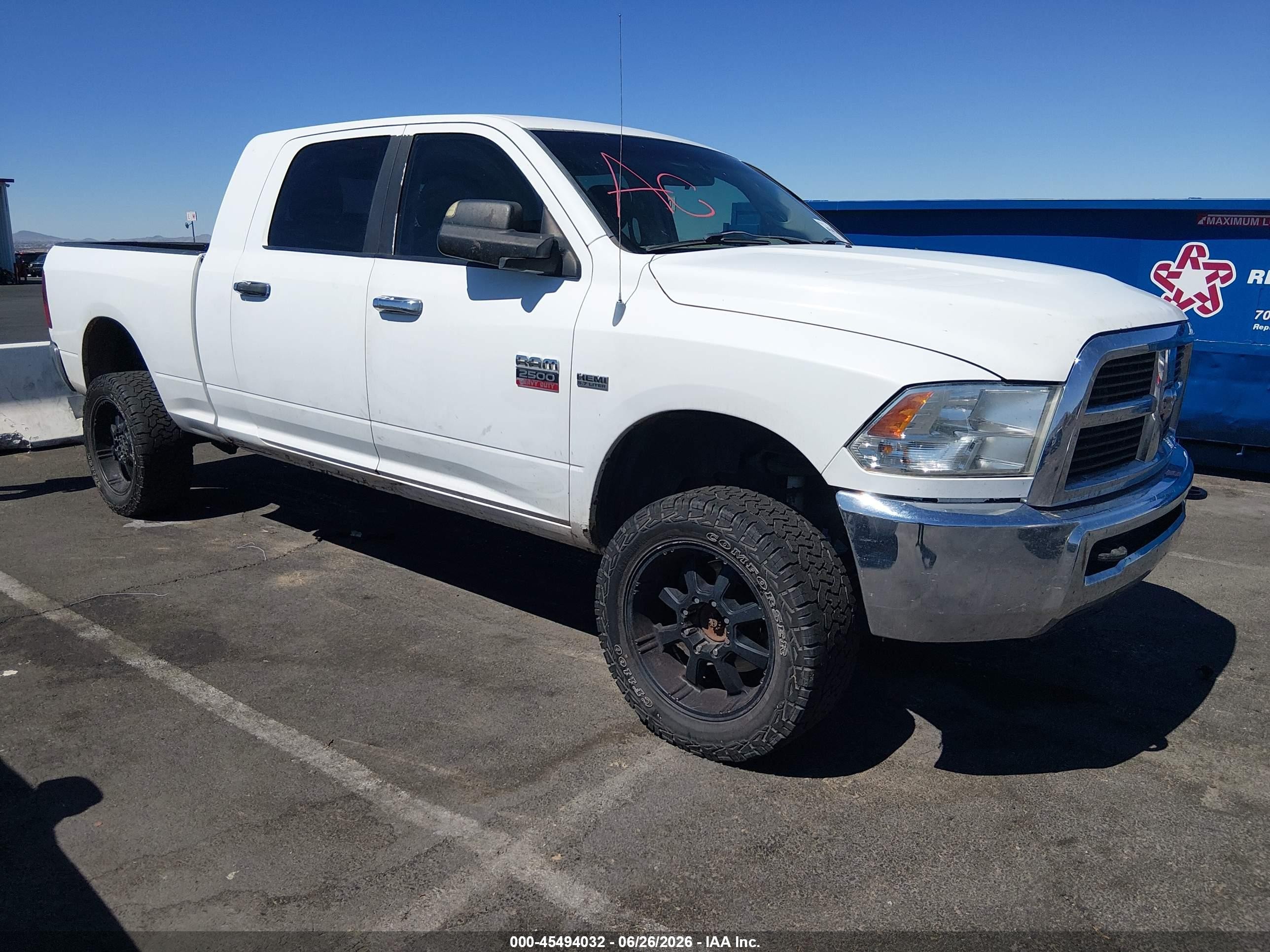 2011 Ram 2500 Laramie, VIN 3D7TT2HT6BG507228 — Undercarriage