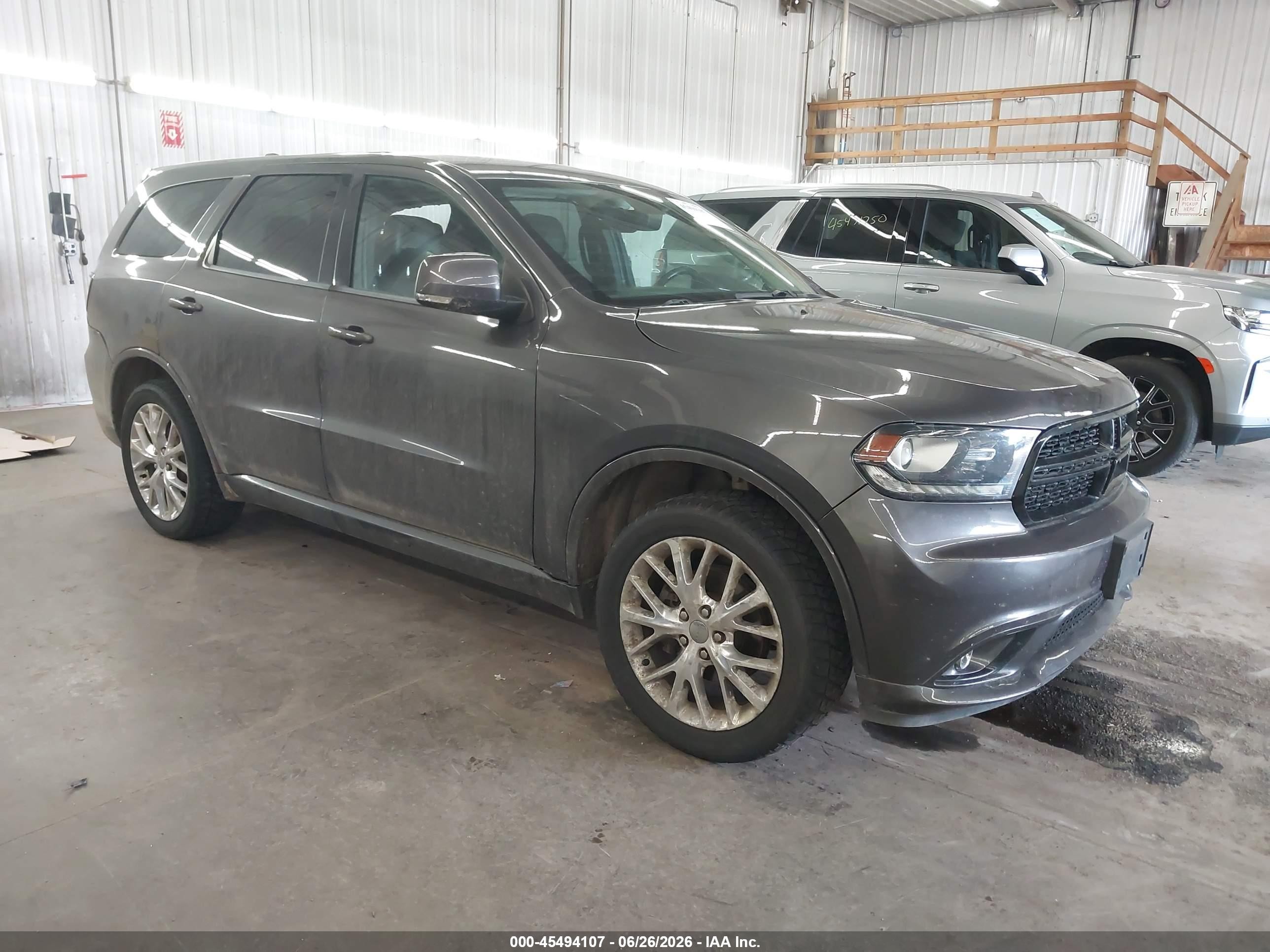 2016 Dodge Durango Limited, VIN 1C4RDJDG8GC419991 — Rear end