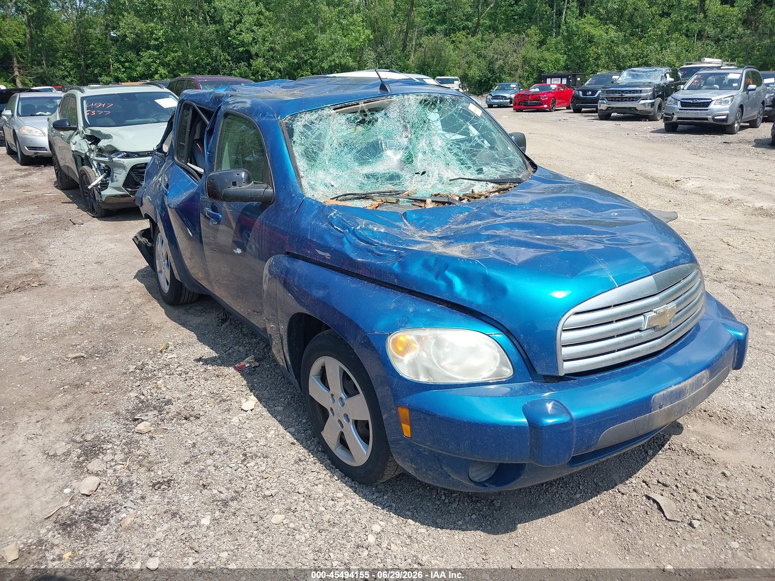 2009 Chevrolet HHR LS, VIN 3GNCA13B49S646037 — Rollover