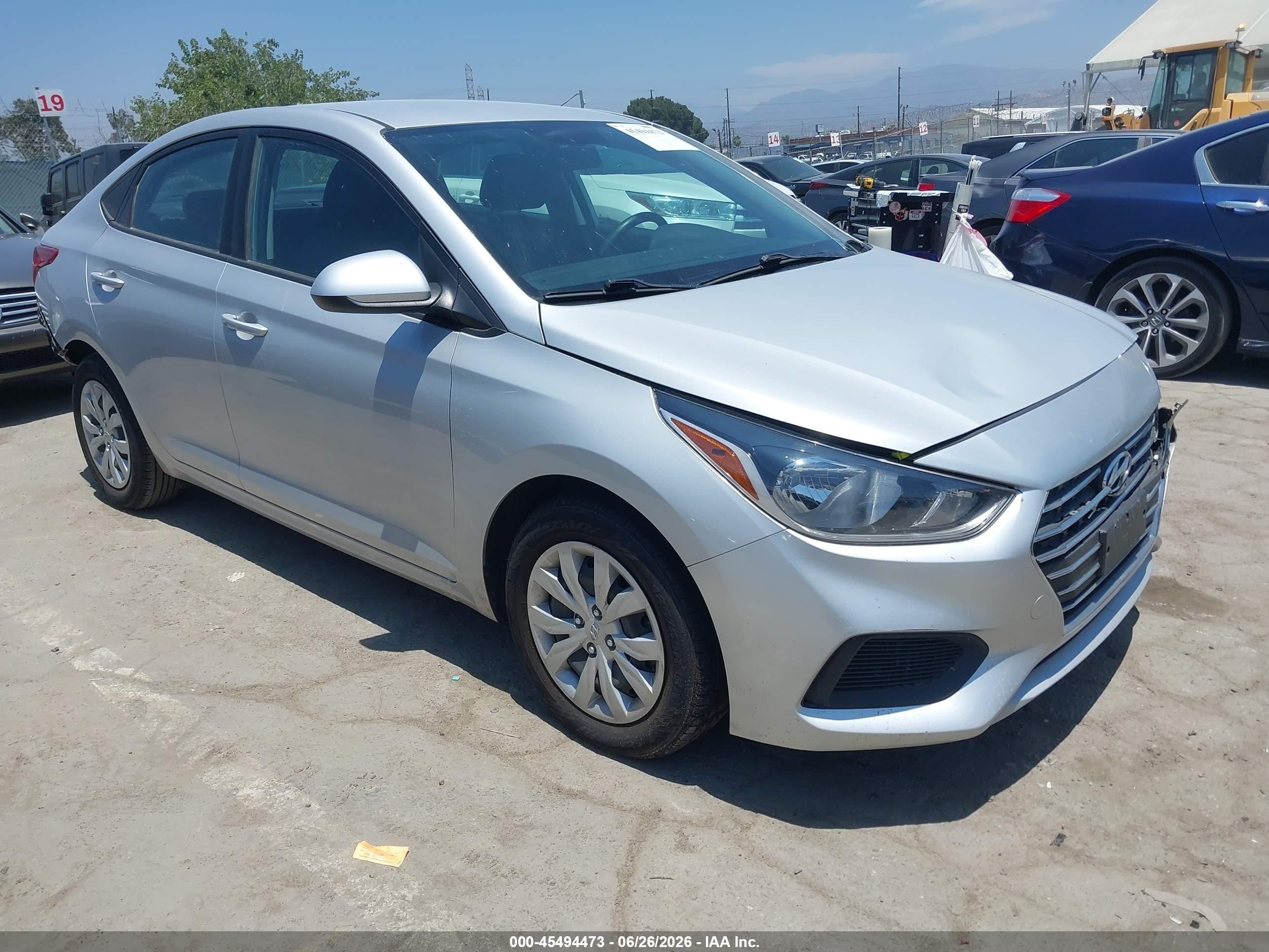 2021 Hyundai Accent SE, VIN 3KPC24A69ME149084 — Rear end